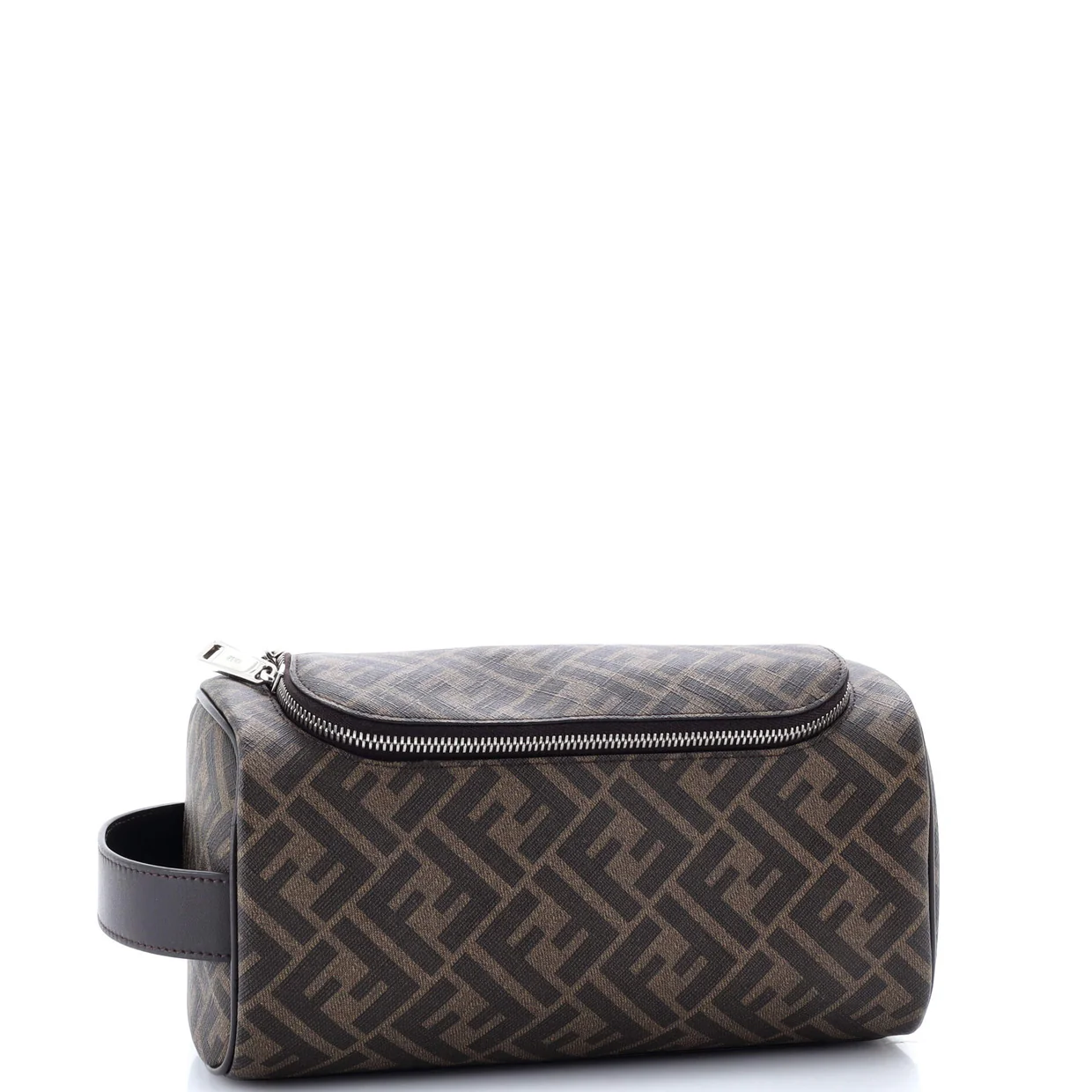 Toiletry Case with Handle Zucca Coated Canvas Medium - Deep Luxury