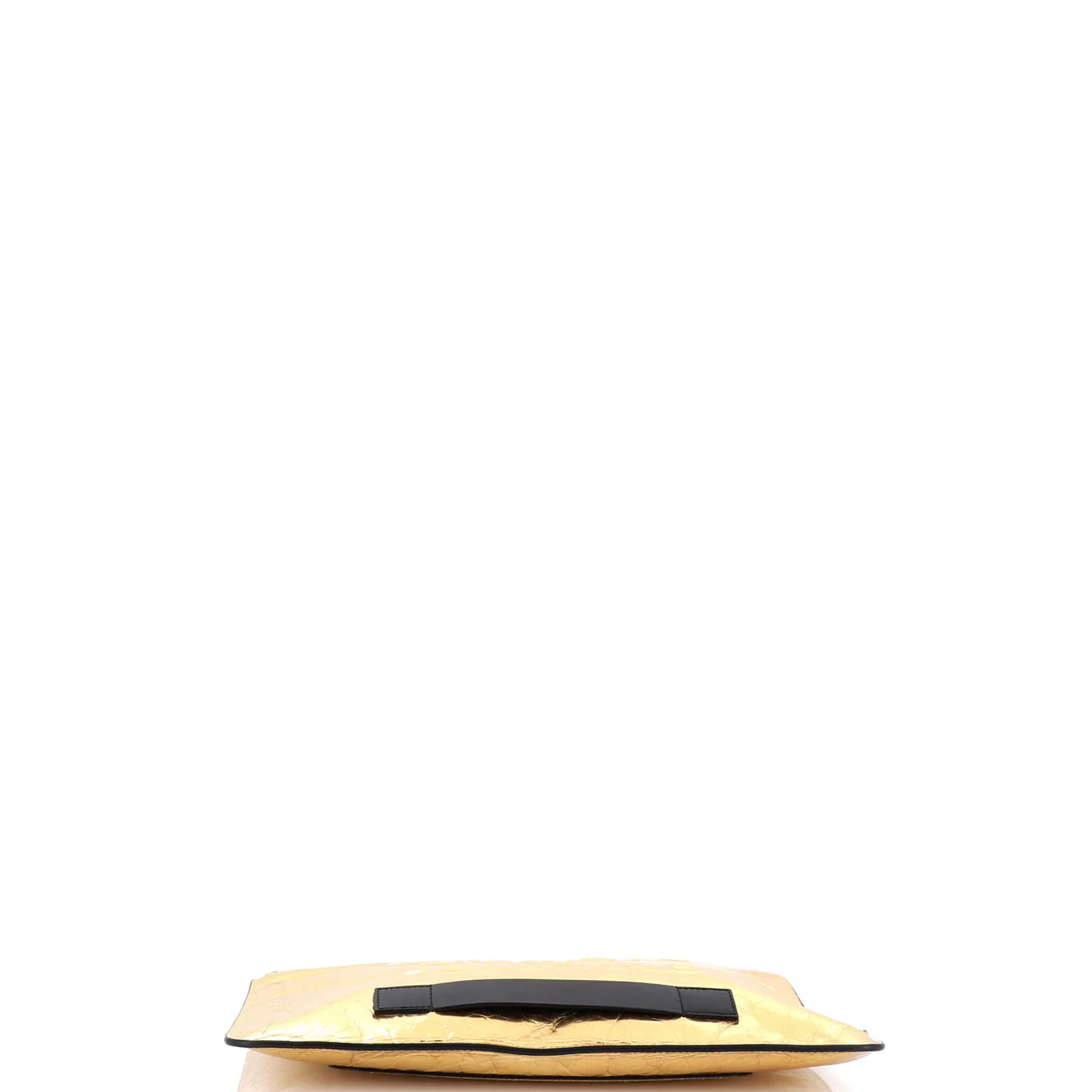 Feminine Pouch Crinkled Leather Large - Deep Luxury