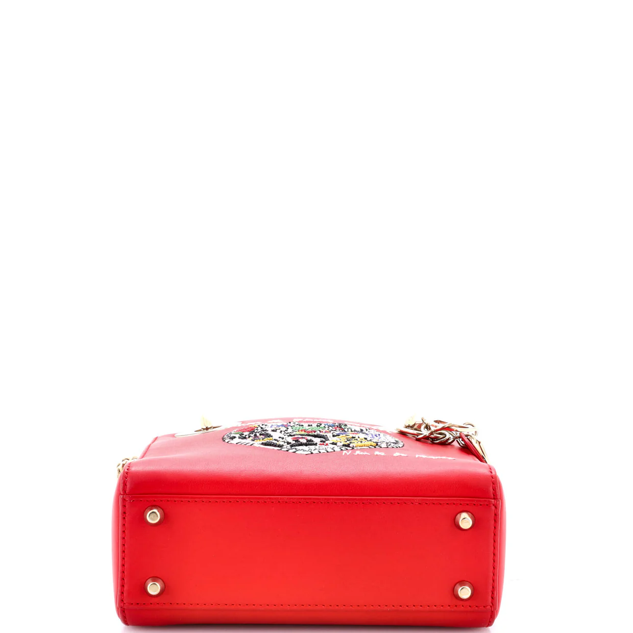 Lady Dior Chain Bag Limited Edition Niki de Saint Phalle Embroidered Leather Mini - Deep Luxury
