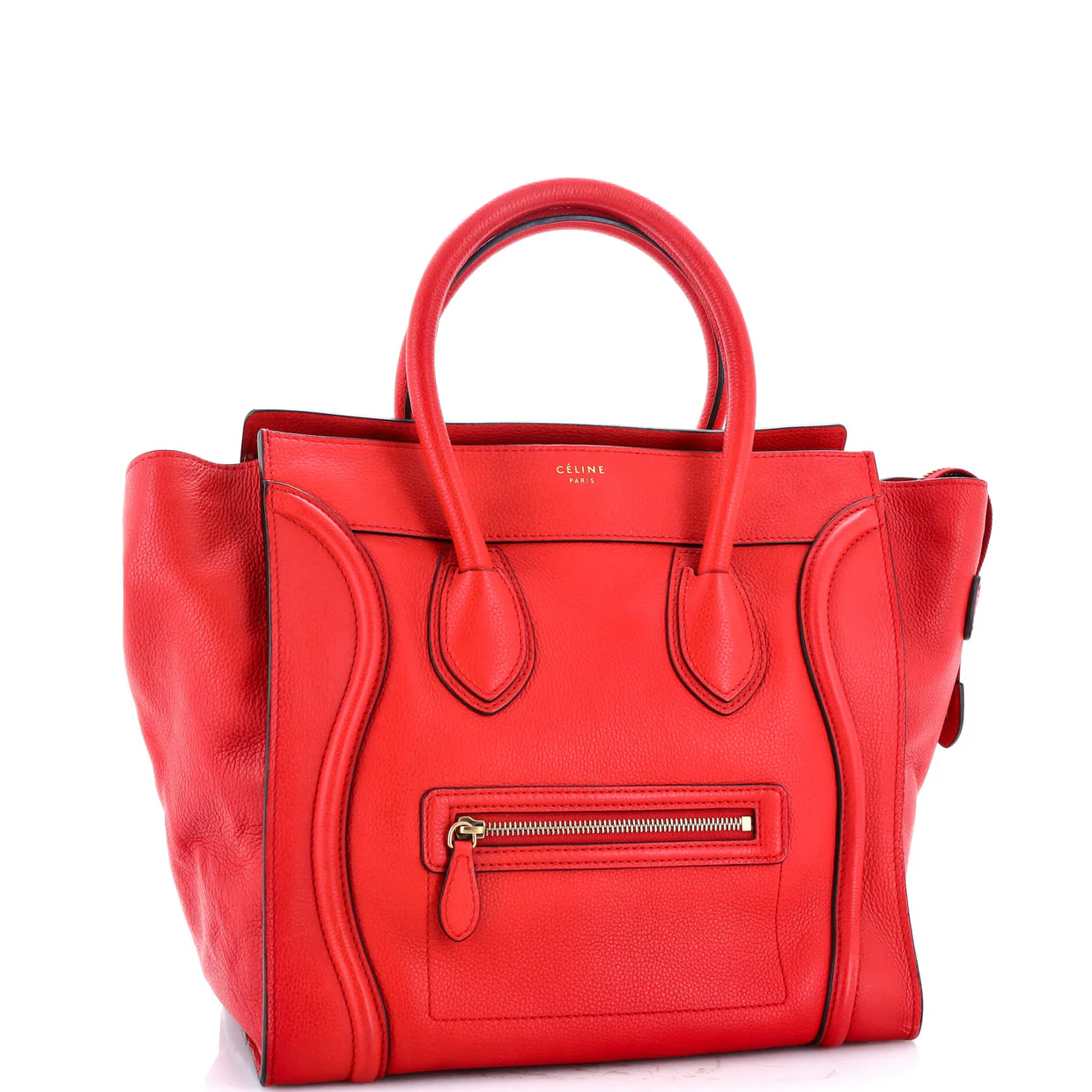 Luggage Bag Grainy Leather Mini - Deep Luxury