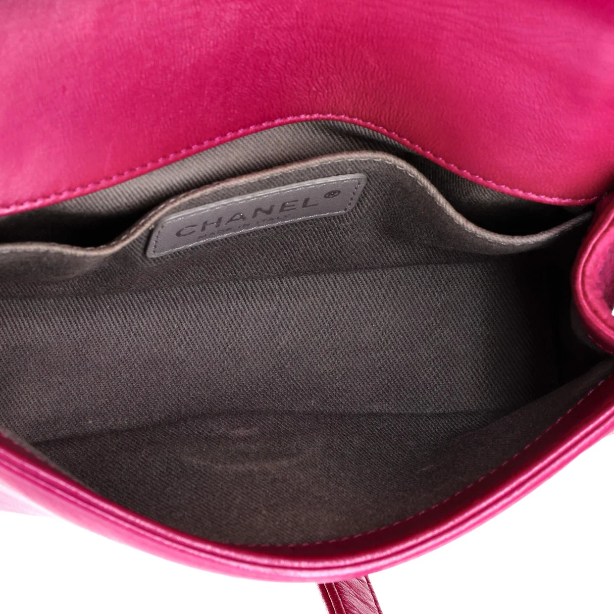 Boy Flap Bag Quilted Velvet Small - Deep Luxury