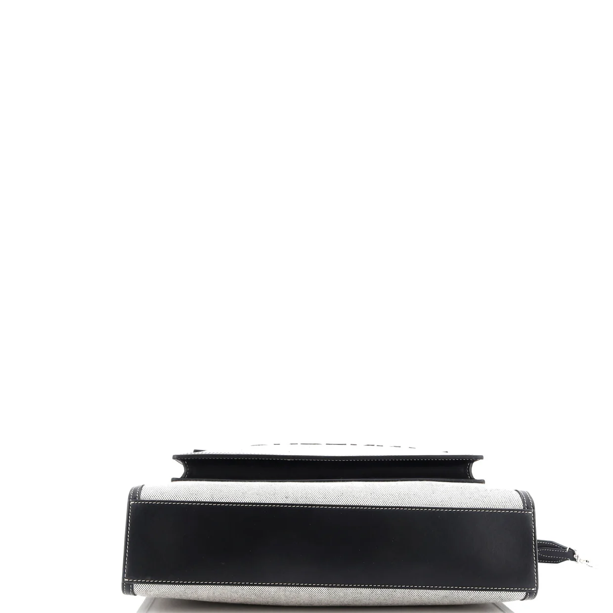 Logo Pocket Tote Canvas with Leather Medium - Deep Luxury