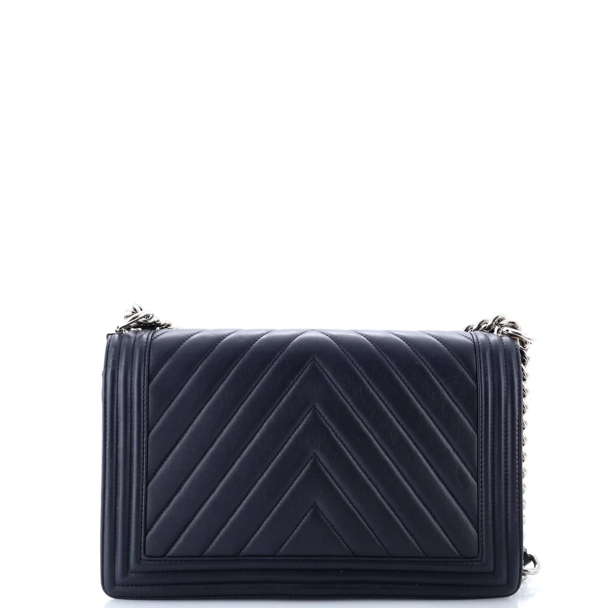 Boy Flap Bag Chevron Calfskin New Medium - Deep Luxury