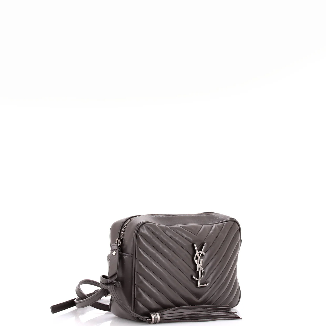 Lou Camera Bag Matelasse Chevron Leather Small - Deep Luxury