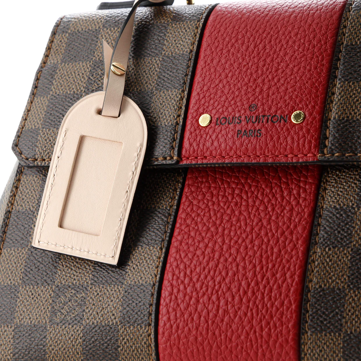 Bond Street Handbag Damier with Leather BB - Deep Luxury