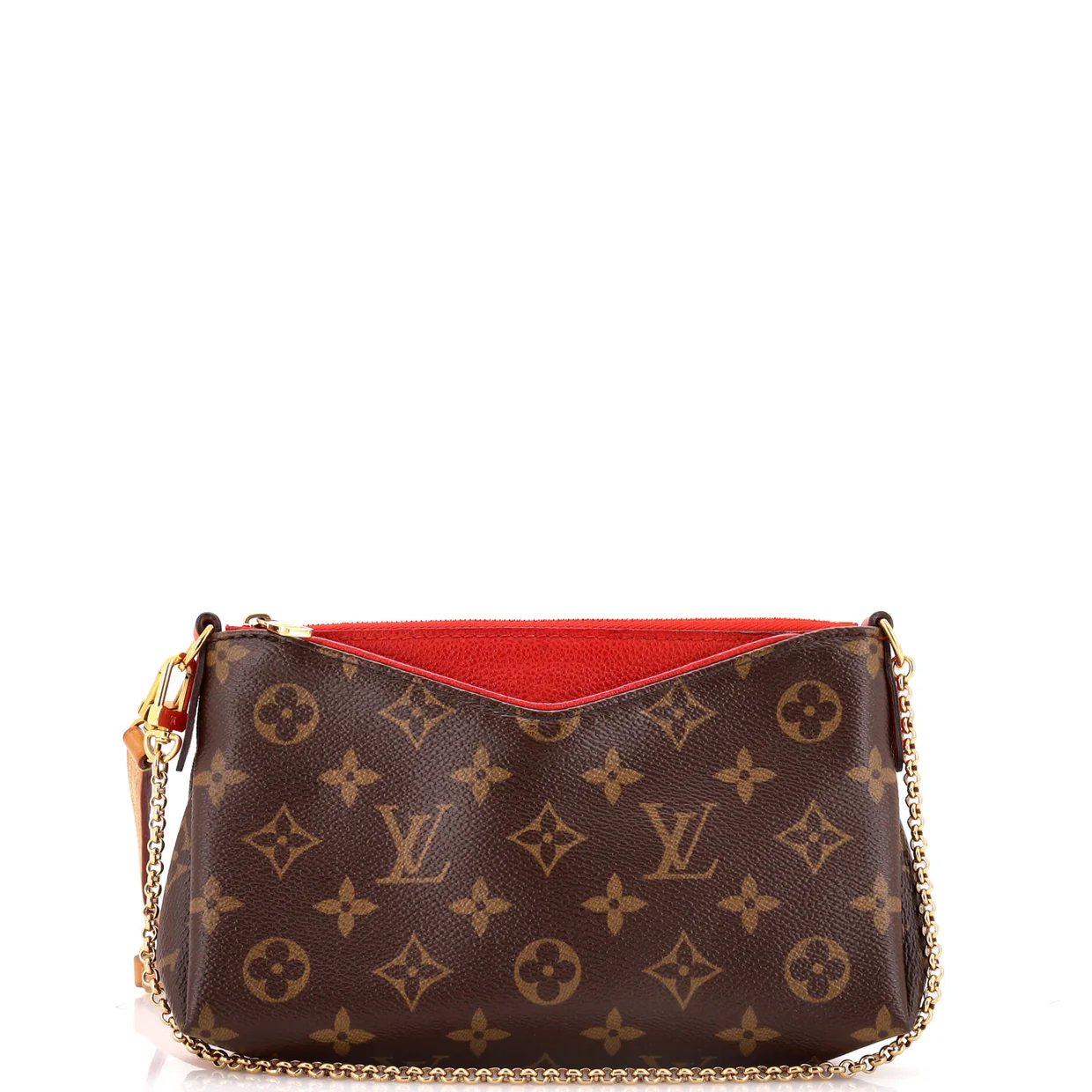 Pallas Clutch Monogram Canvas with Leather - Deep Luxury
