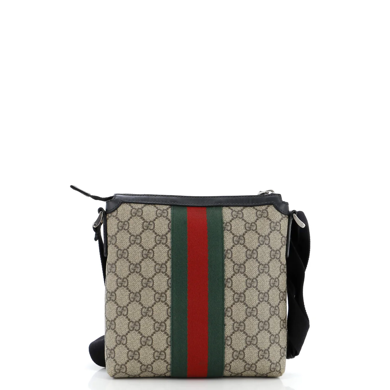 Web Messenger Bag GG Coated Canvas Small - Deep Luxury