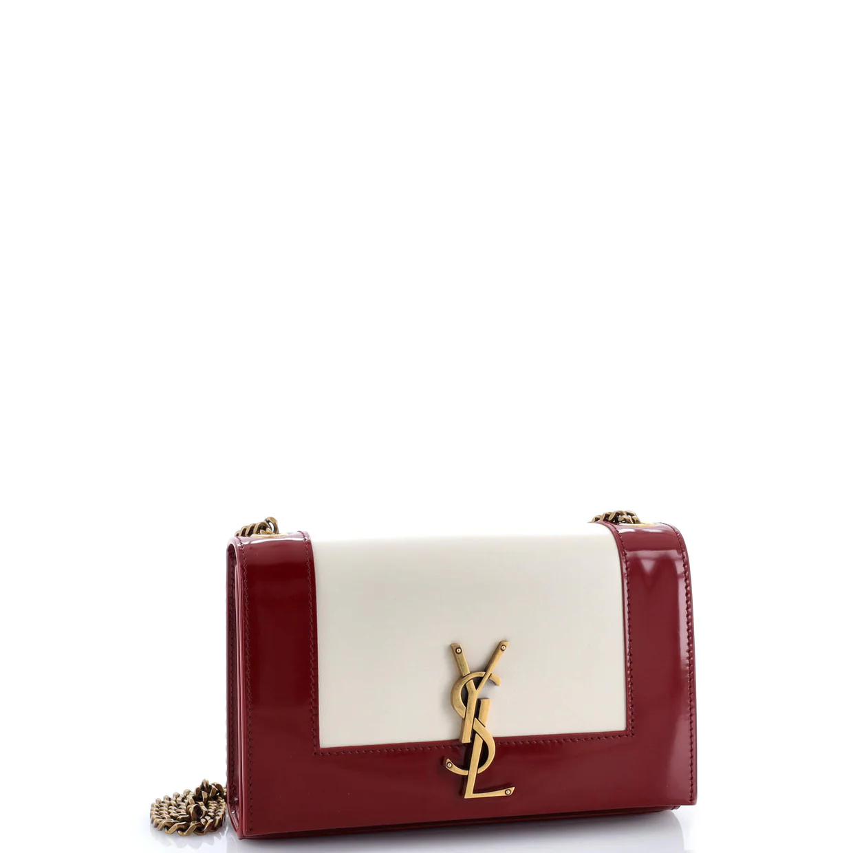Classic Monogram Crossbody Bag Leather and Patent Small - Deep Luxury