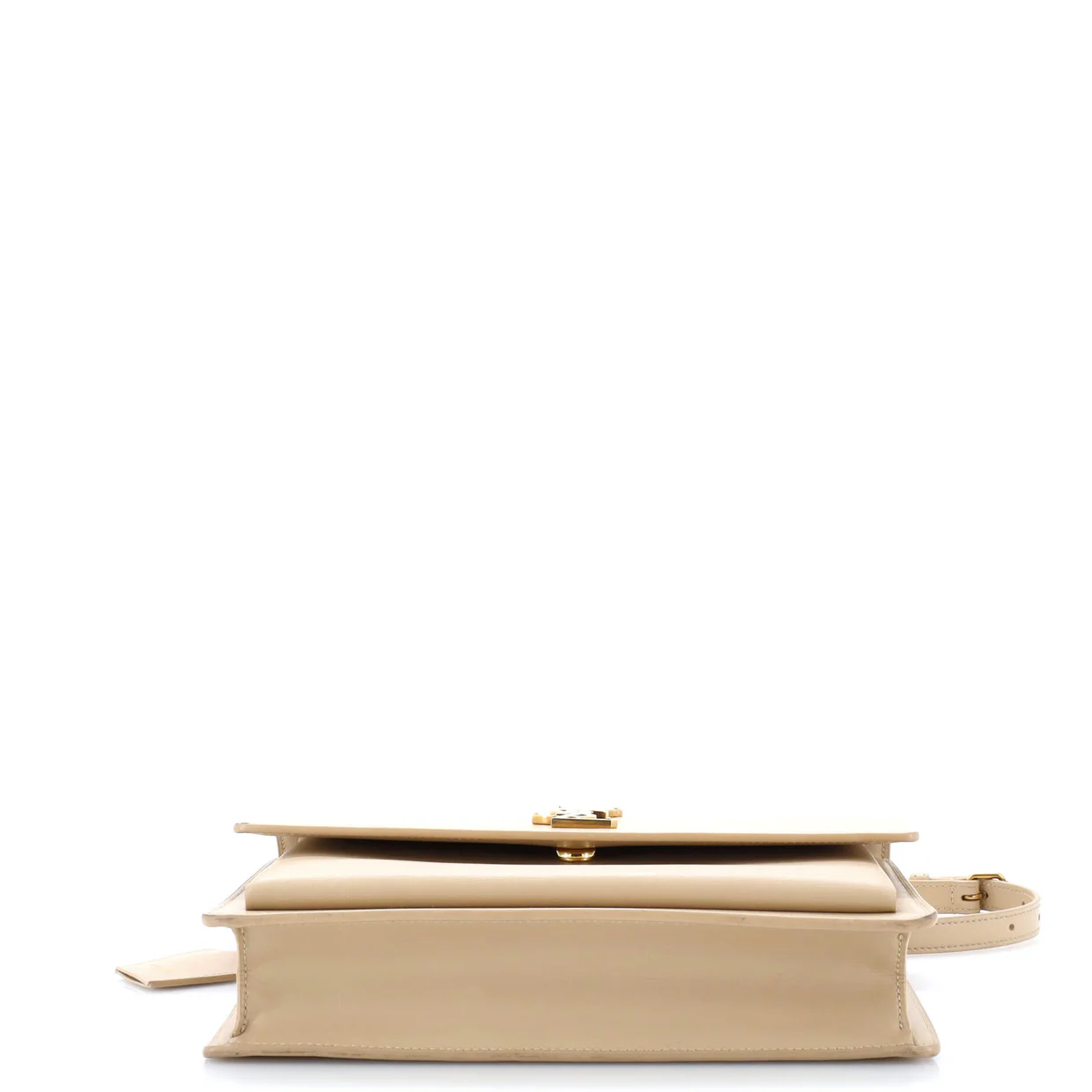 Sunset Top Handle Shoulder Bag Leather Medium - Deep Luxury
