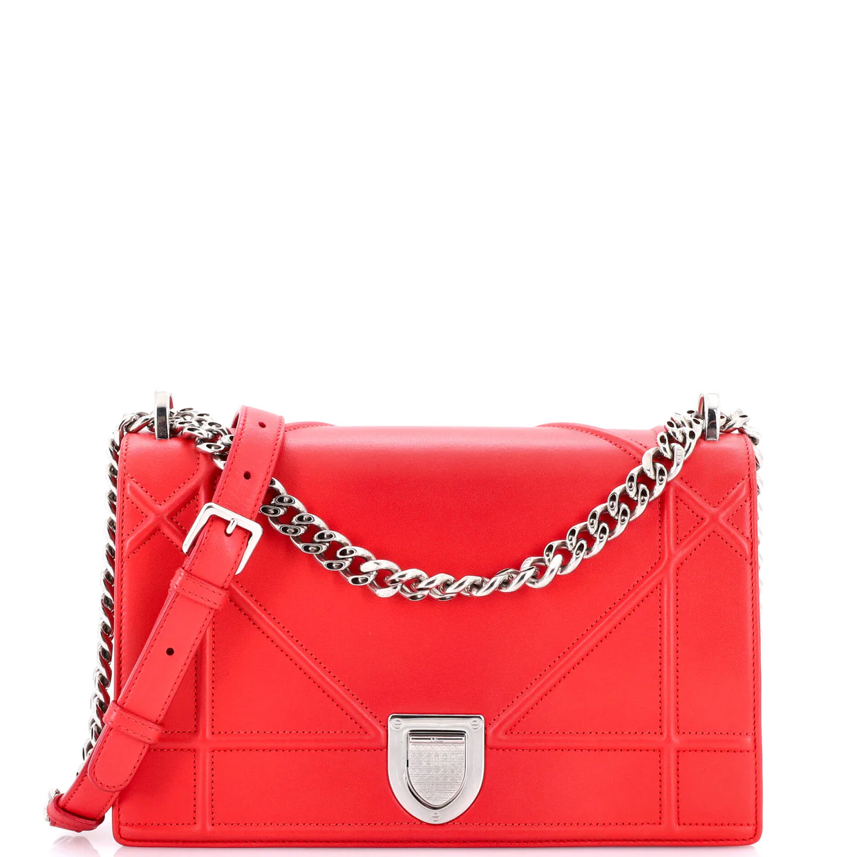 Diorama Flap Bag Calfskin Medium - Deep Luxury