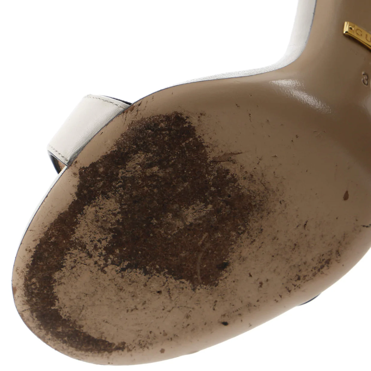 Women's GG Marmont Block Heel Sandals Leather - Deep Luxury