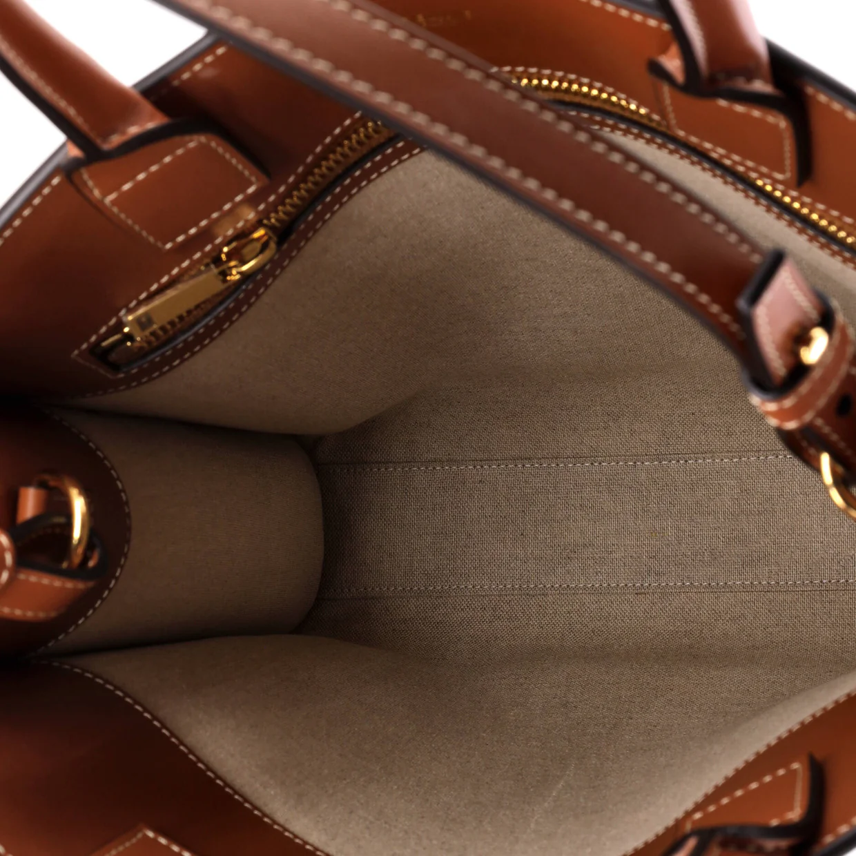 Vertical Cabas Tote Printed Canvas and Leather Small - Deep Luxury