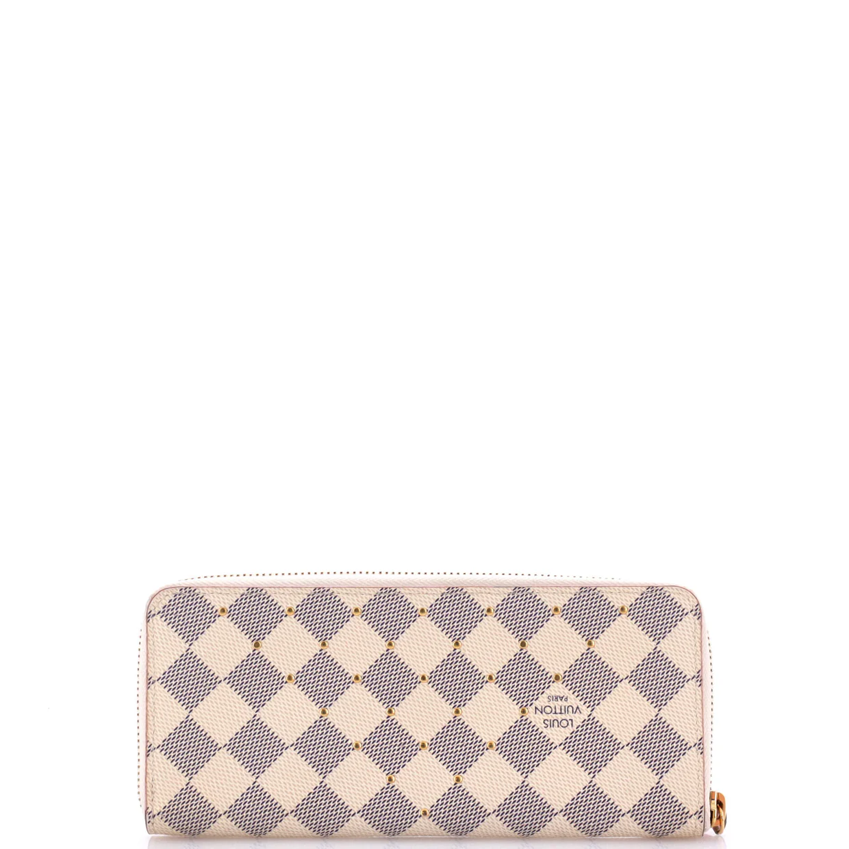Clemence Wallet Studded Damier - Deep Luxury