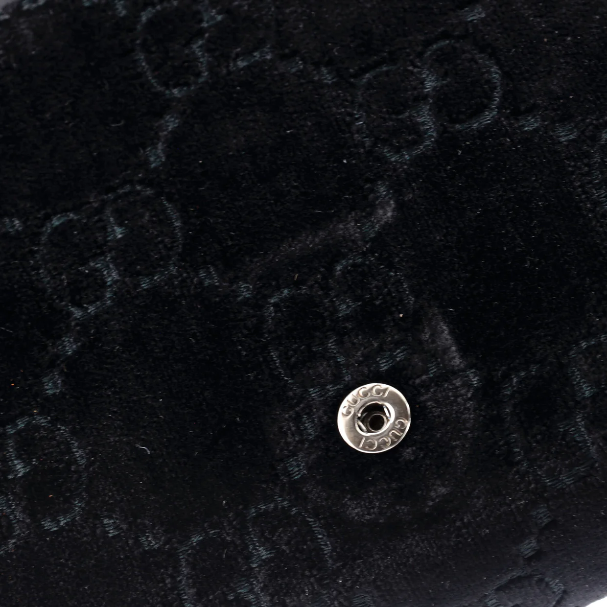 Dionysus Chain Wallet GG Velvet Small - Deep Luxury