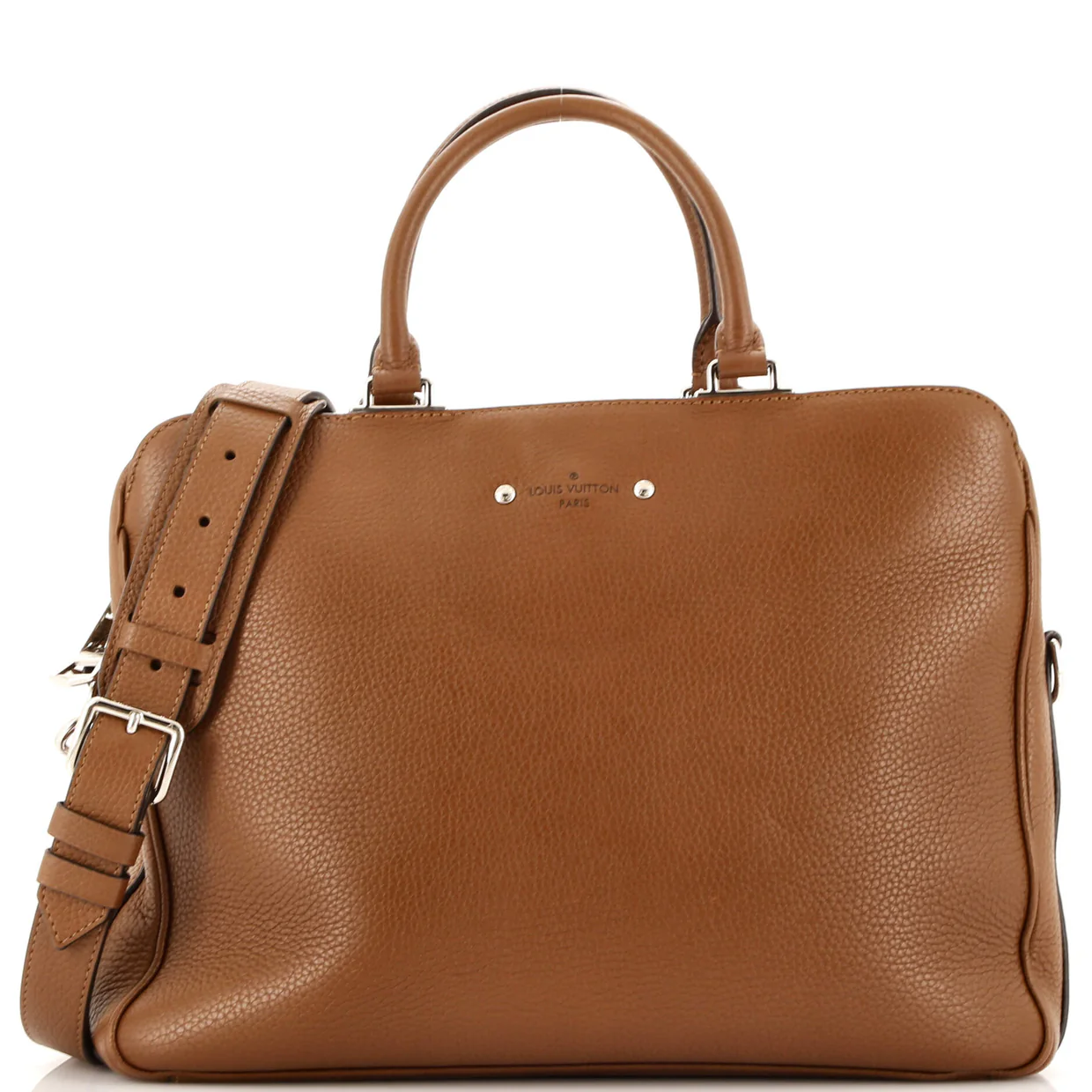 Armand Briefcase Taurillon Leather - Deep Luxury
