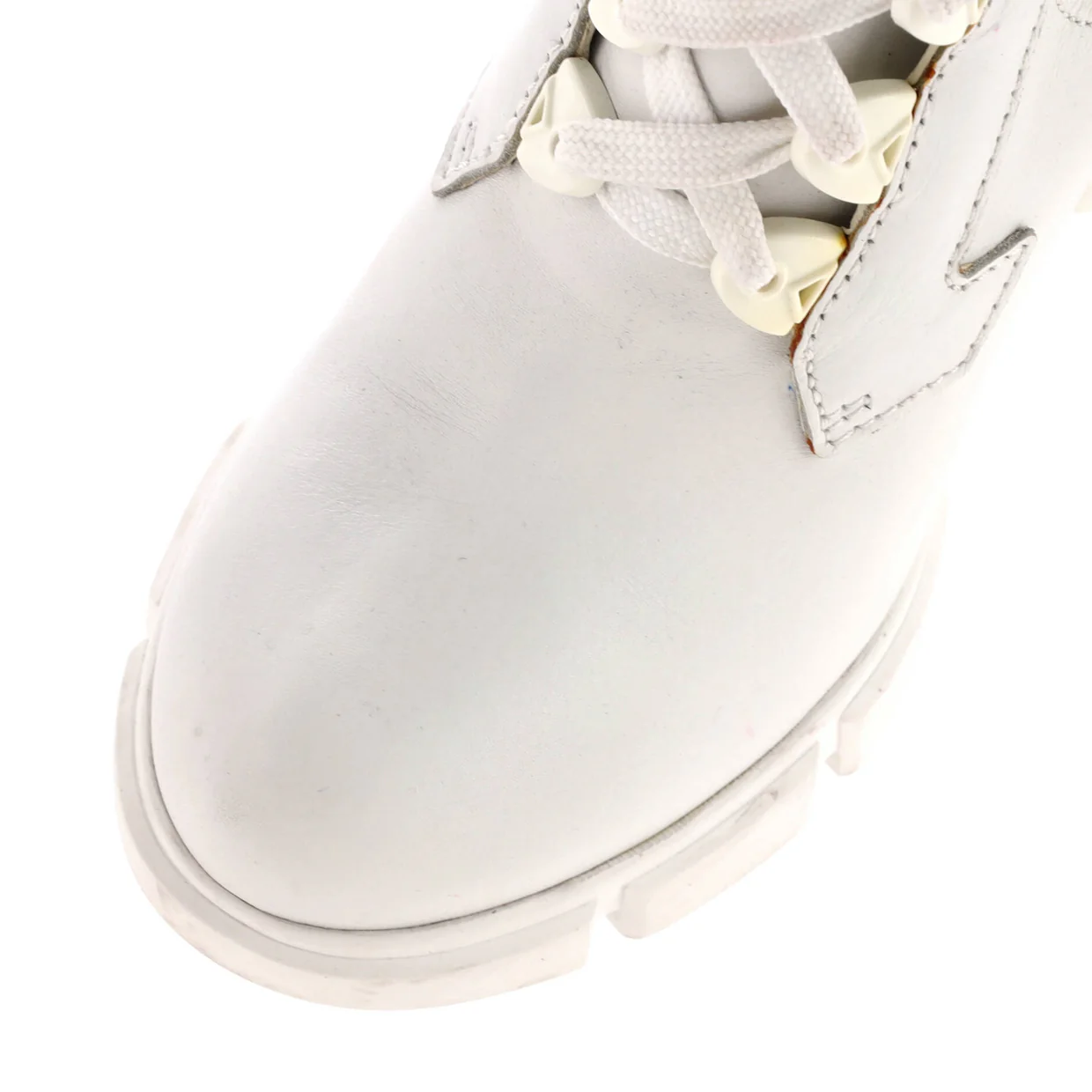 Women's Heeled Lug Sole Combat Boots Leather and Neoprene - Deep Luxury