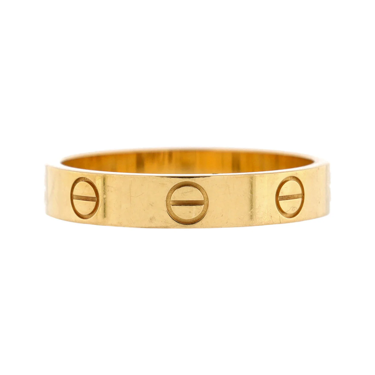 Love Wedding Band Ring 18K Yellow Gold - Deep Luxury