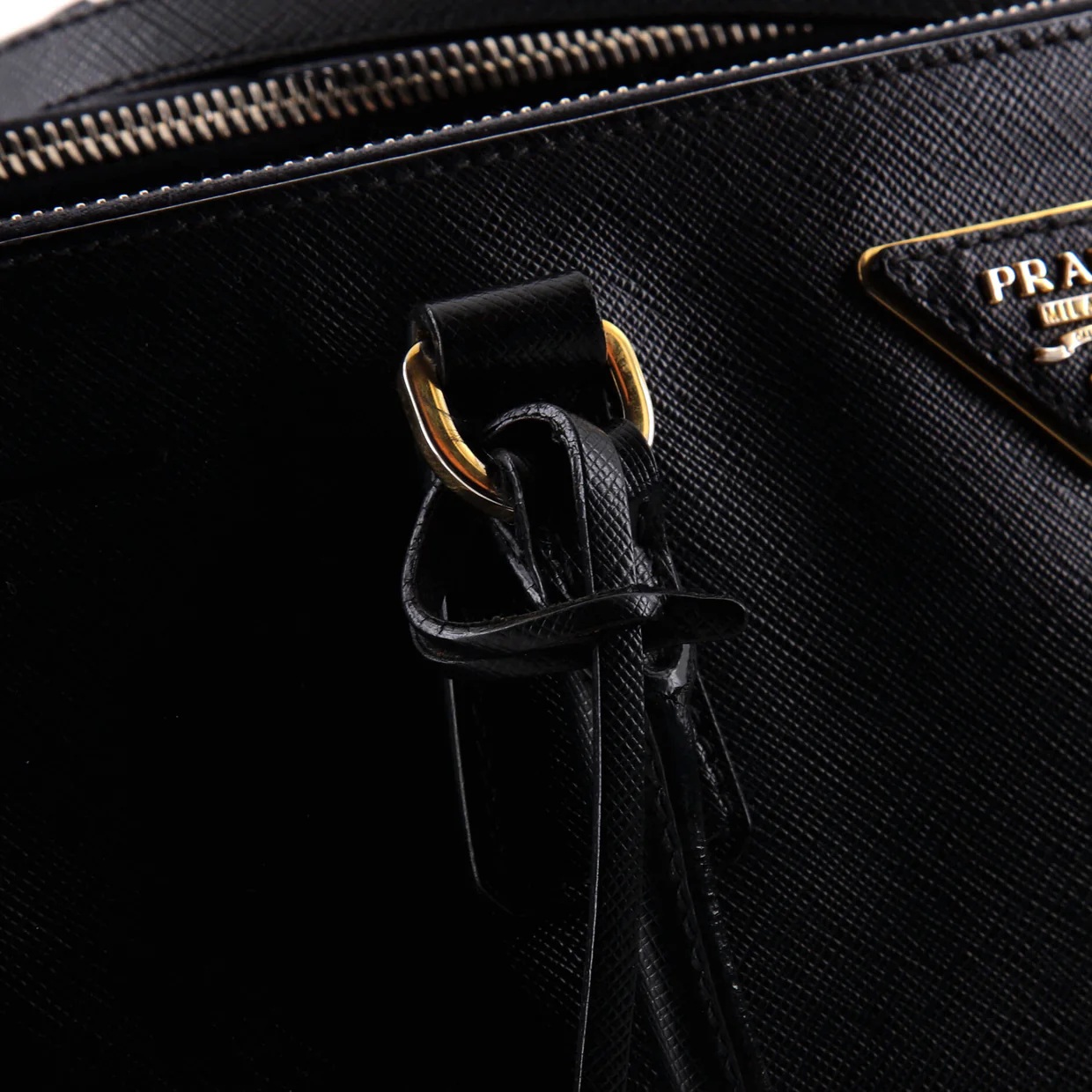 Galleria Double Zip Tote Saffiano Leather Medium - Deep Luxury