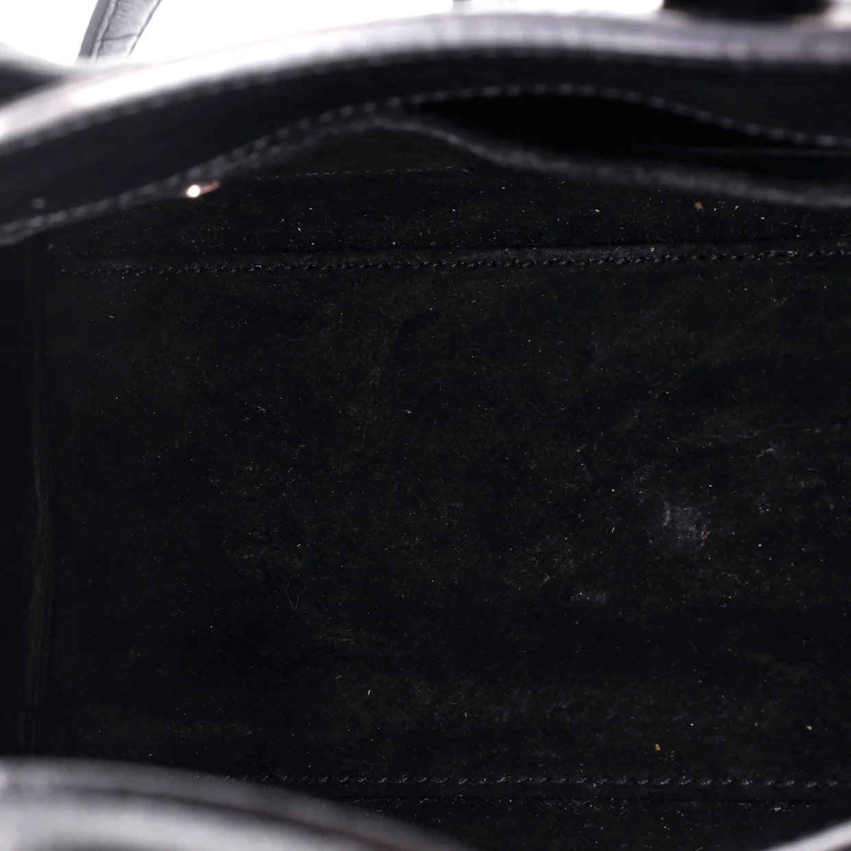 Sac de Jour Bag Crocodile Embossed Leather Nano - Deep Luxury