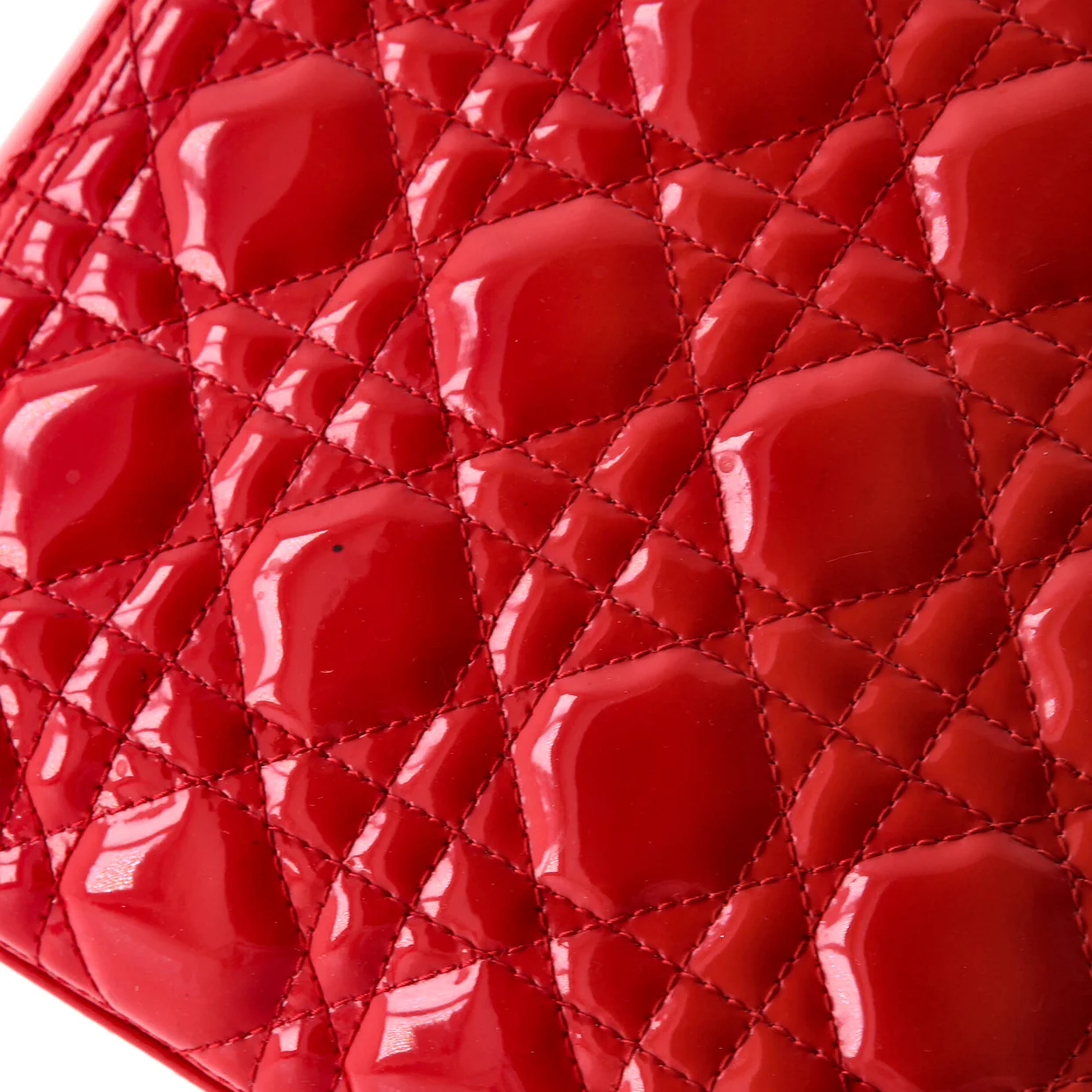 Lady Dior Bag Cannage Quilt Patent Medium - Deep Luxury