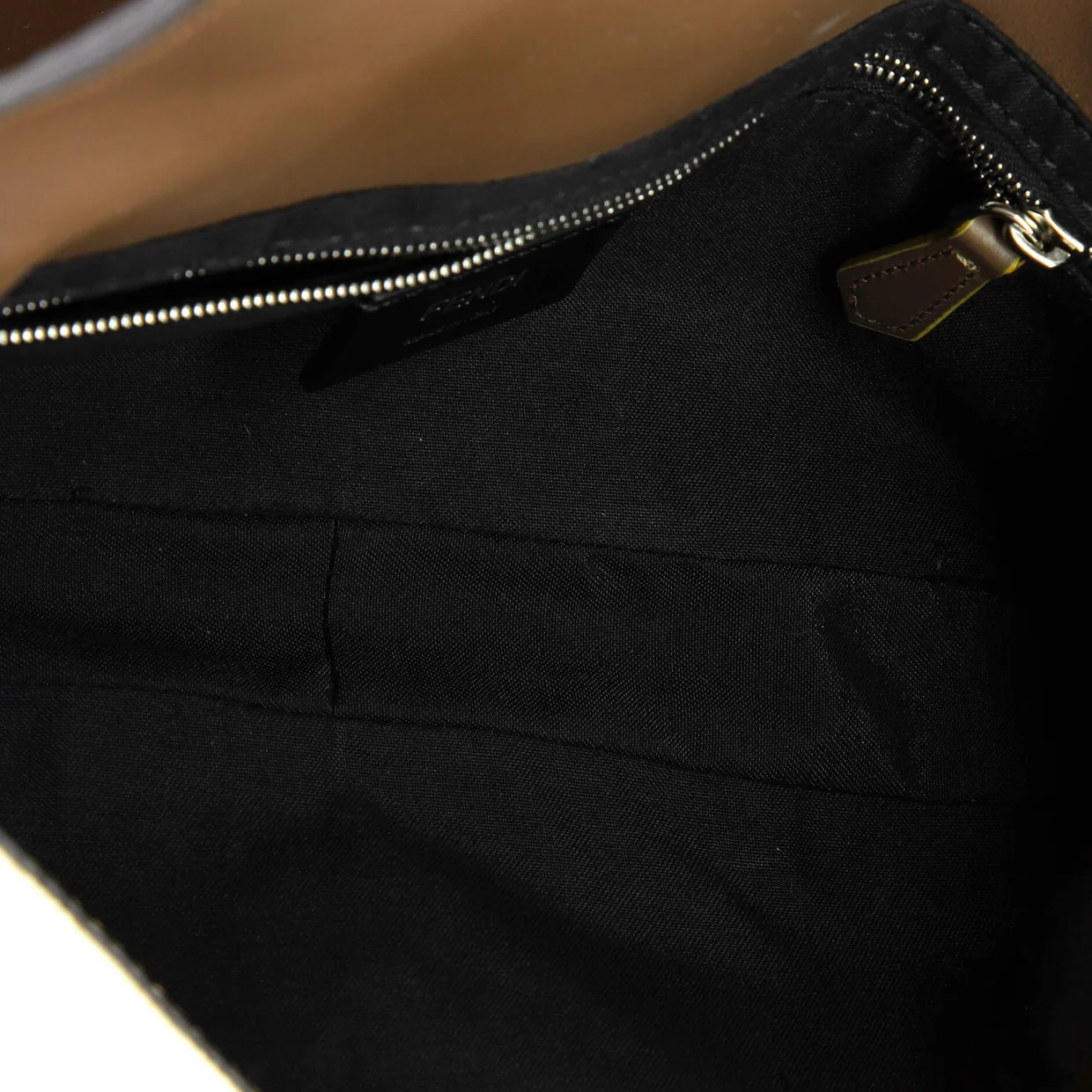 Baguette Convertible Belt Bag Zucca Canvas with Canvas and Leather Medium - Deep Luxury