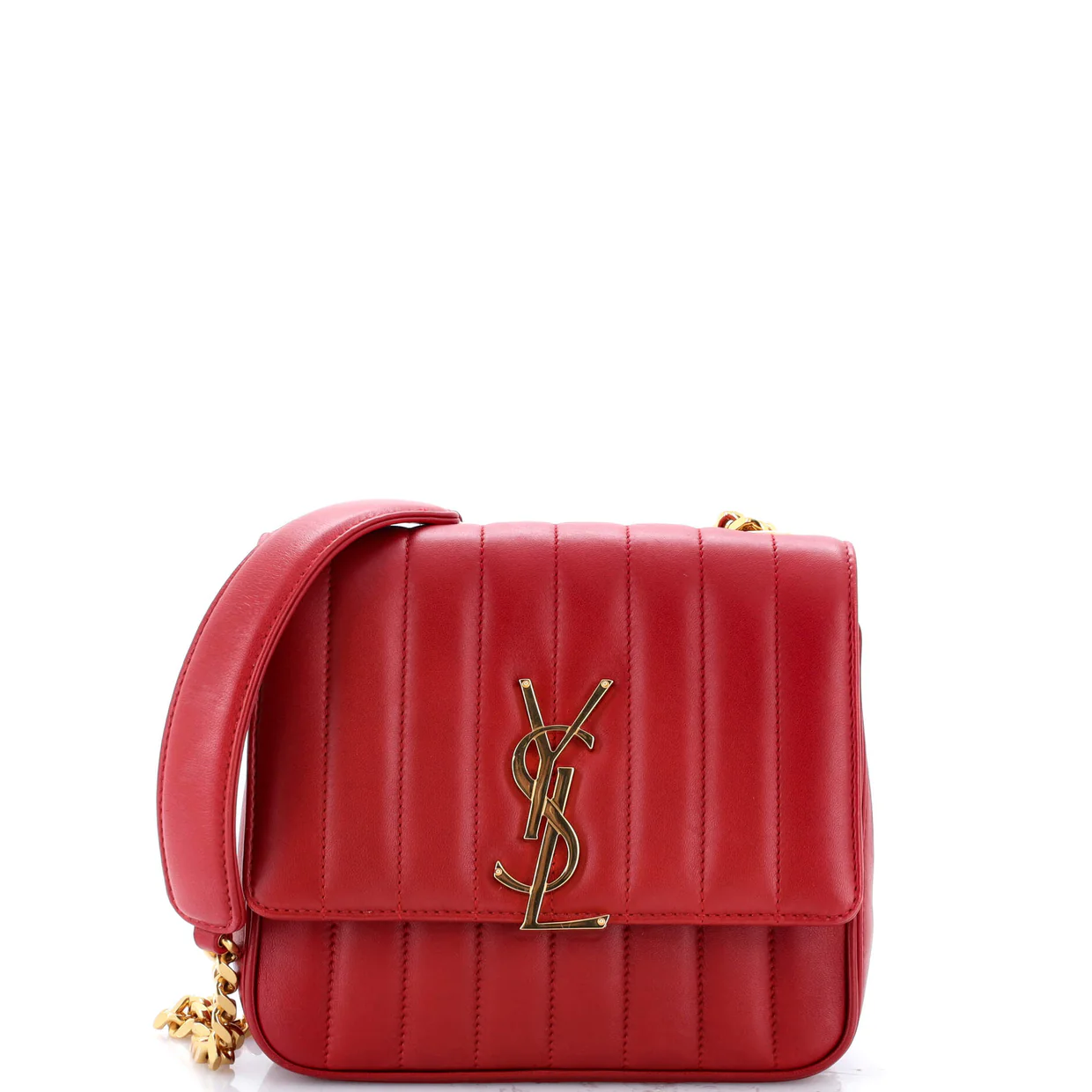 Vicky Crossbody Bag Vertical Quilted Leather Medium - Deep Luxury
