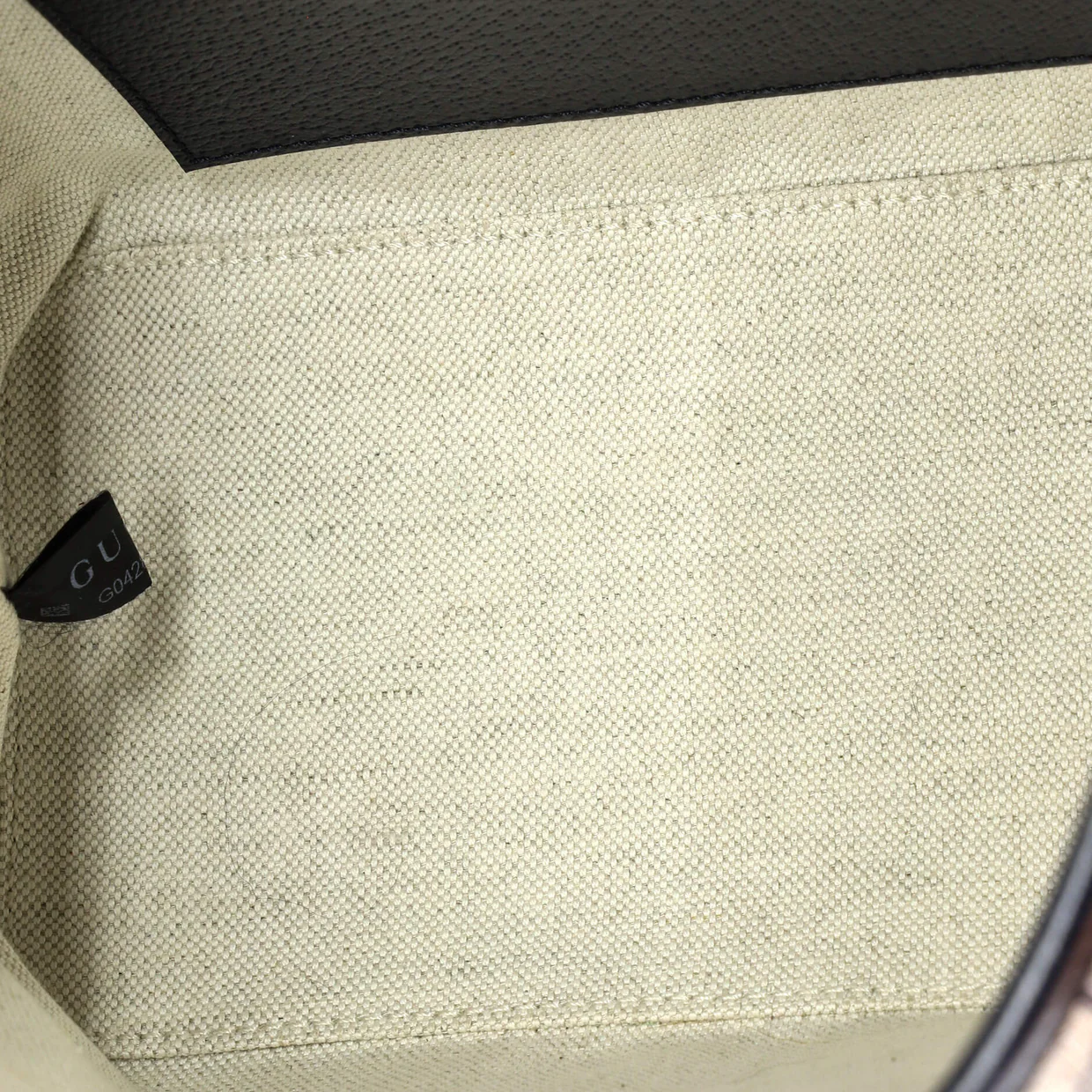 Ophidia Open Bucket Bag GG Coated Canvas with Leather Small - Deep Luxury