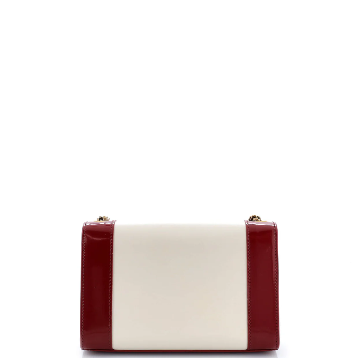 Classic Monogram Crossbody Bag Leather and Patent Small - Deep Luxury