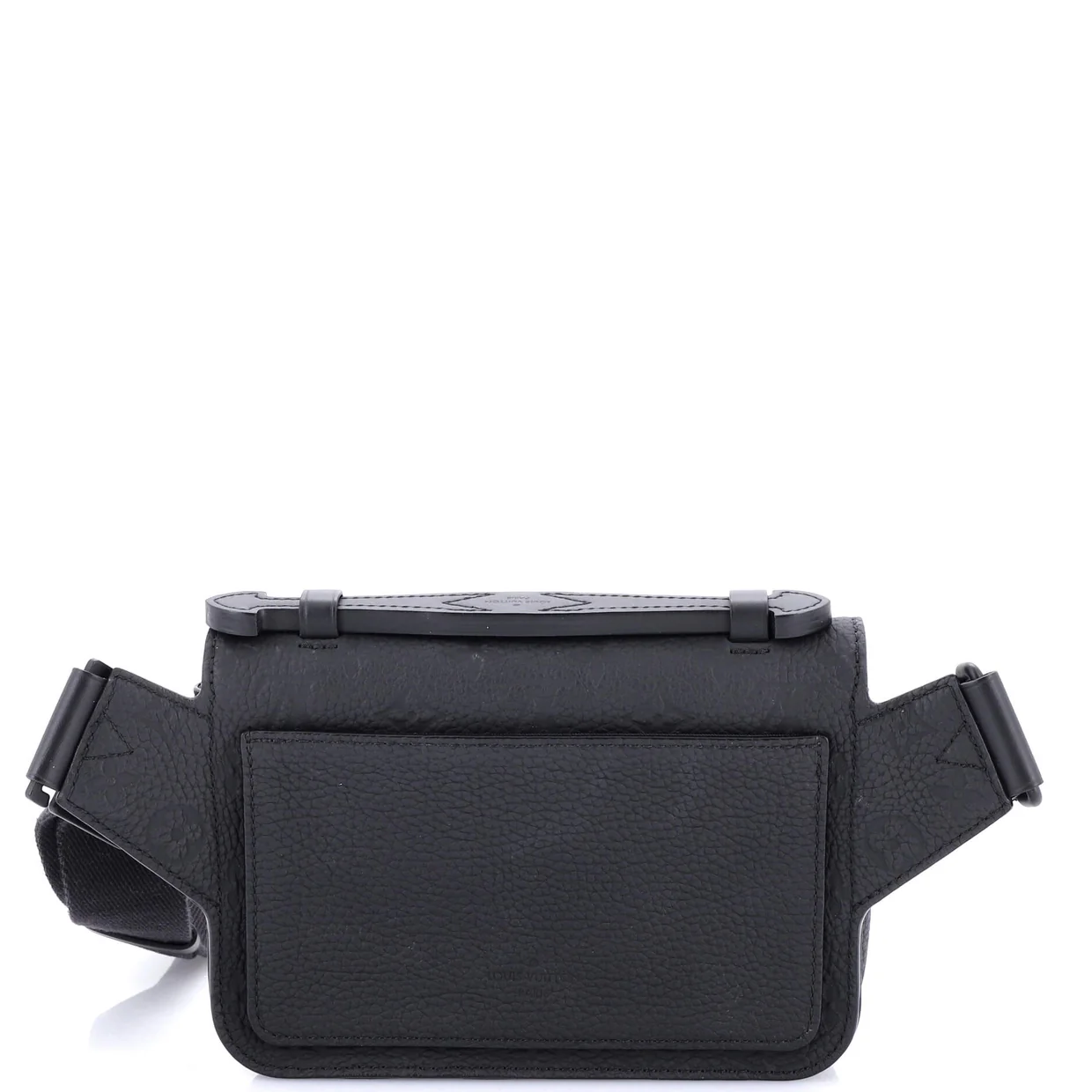 S Lock Sling Bag Monogram Taurillon Leather - Deep Luxury