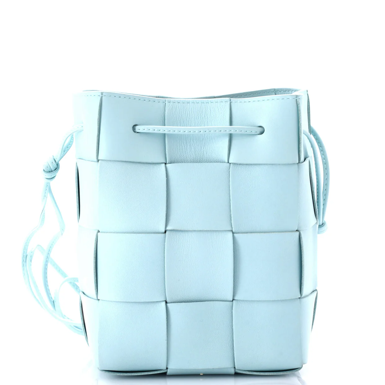 Cassette Bucket Bag Maxi Intrecciato Leather Small - Deep Luxury