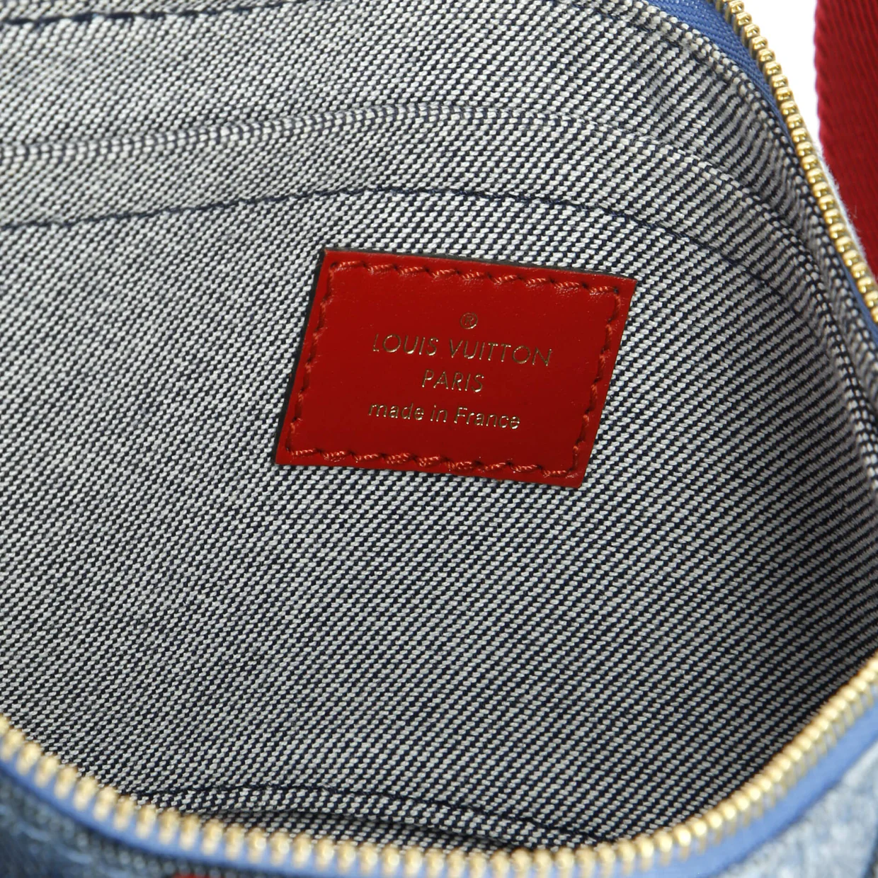 Multi Pochette Accessoires Damier and Monogram Patchwork Denim - Deep Luxury