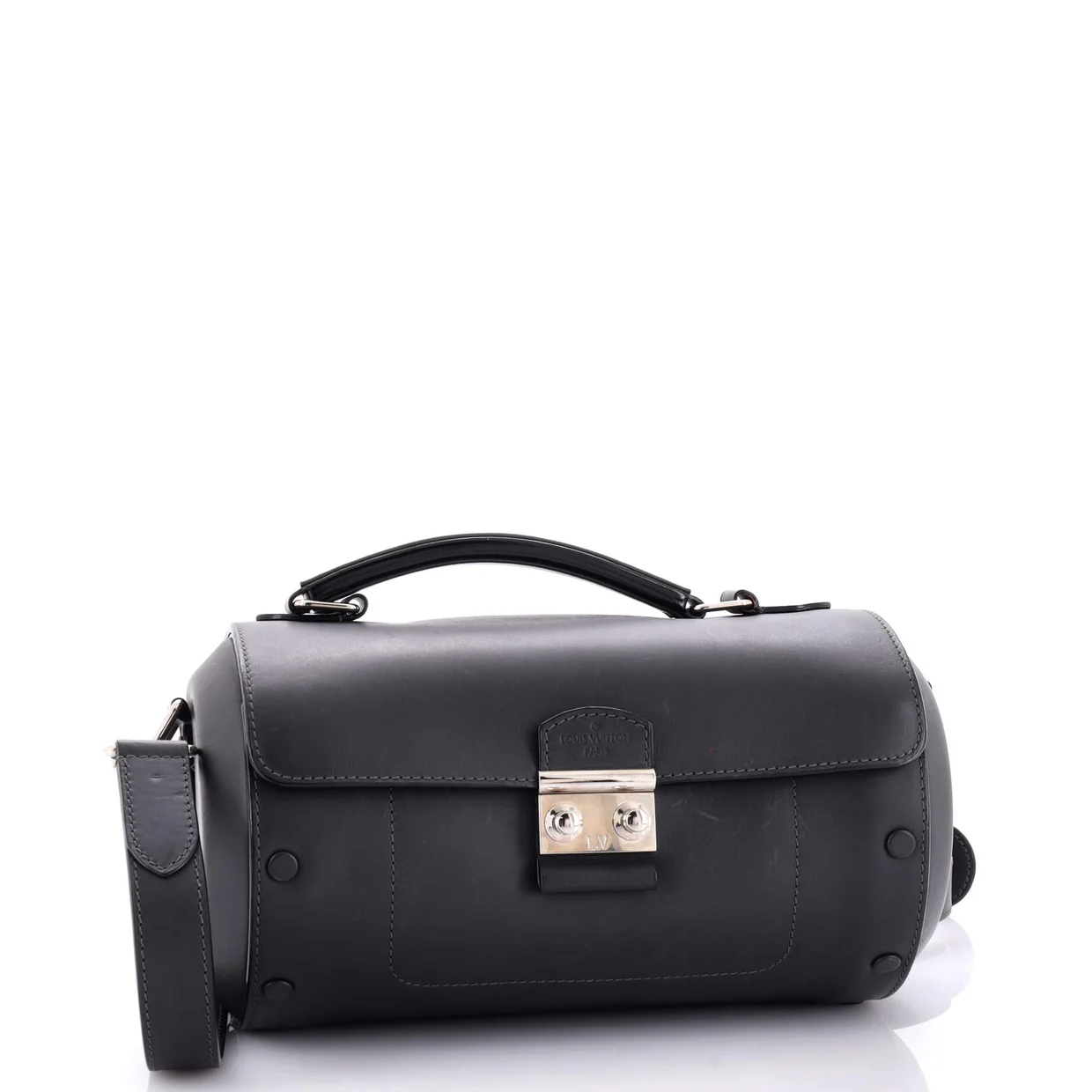 Barrel Shawl Case Bag Leather - Deep Luxury
