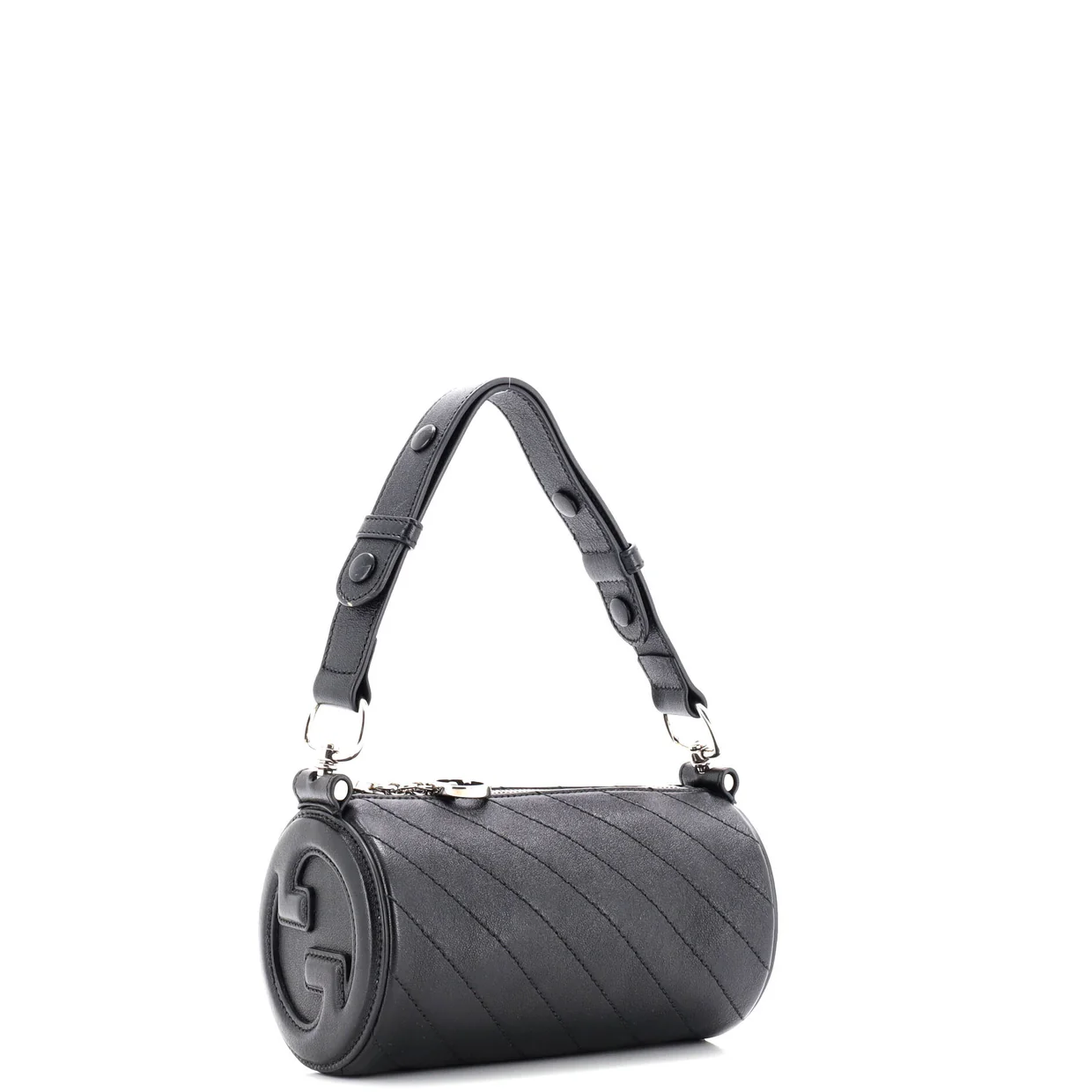 Blondie Shoulder Bag Diagonal Quilted Leather Mini - Deep Luxury