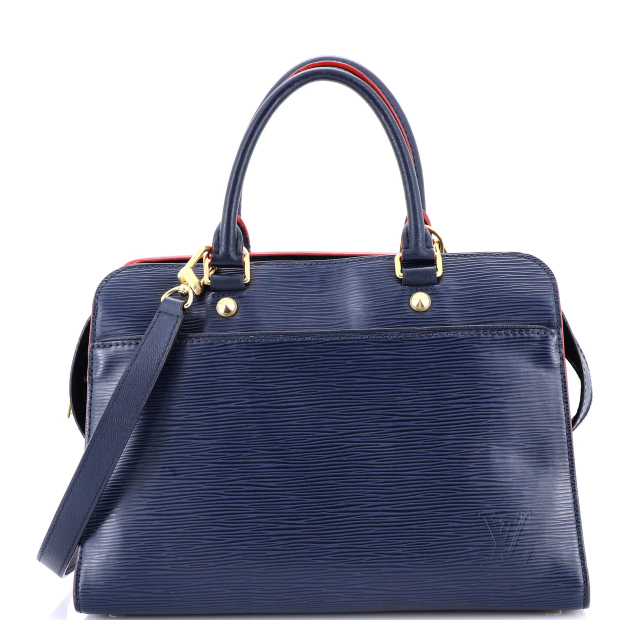 Vaneau Handbag Epi Leather MM - Deep Luxury