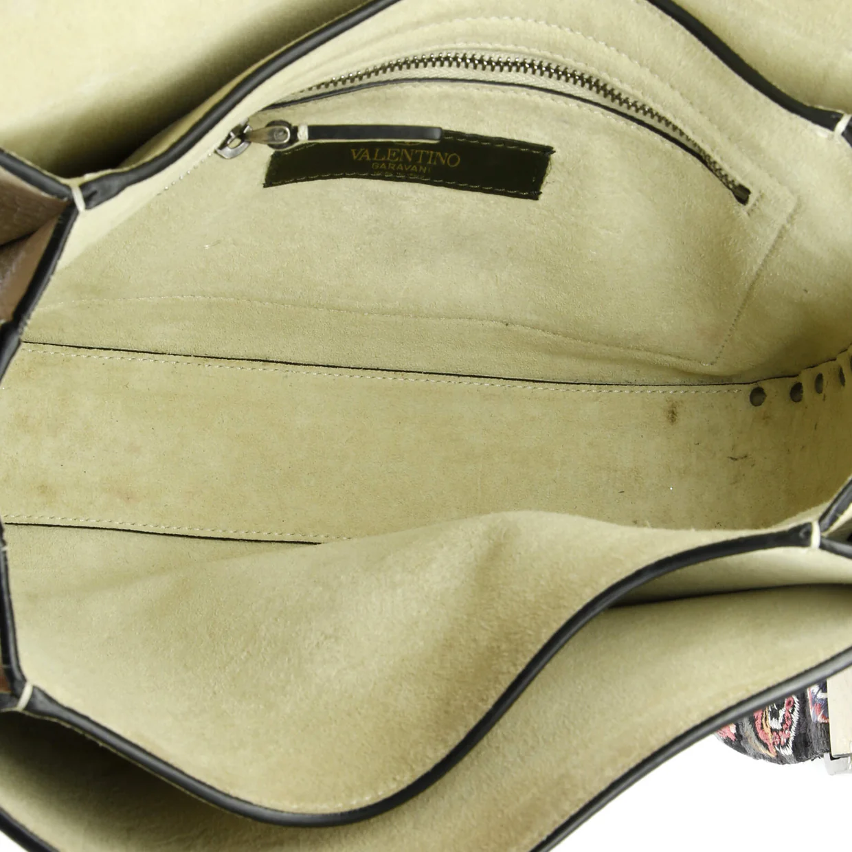 Rolling Rockstud Crossbody Bag Leather with Cabochons Medium - Deep Luxury