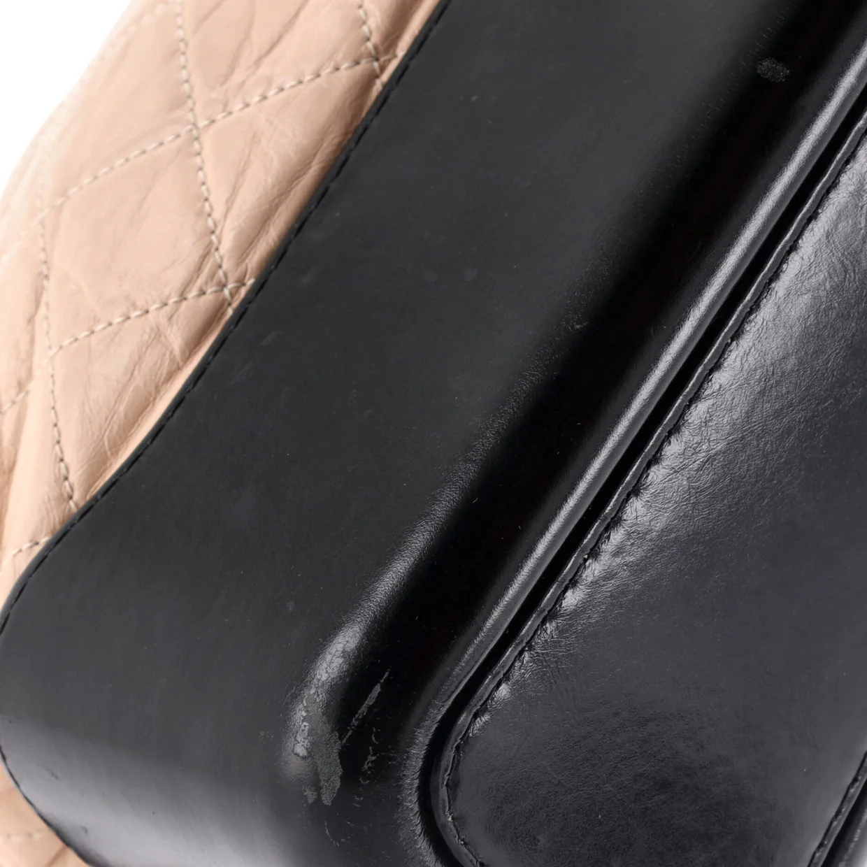 Gabrielle Hobo Quilted Aged Calfskin Large - Deep Luxury