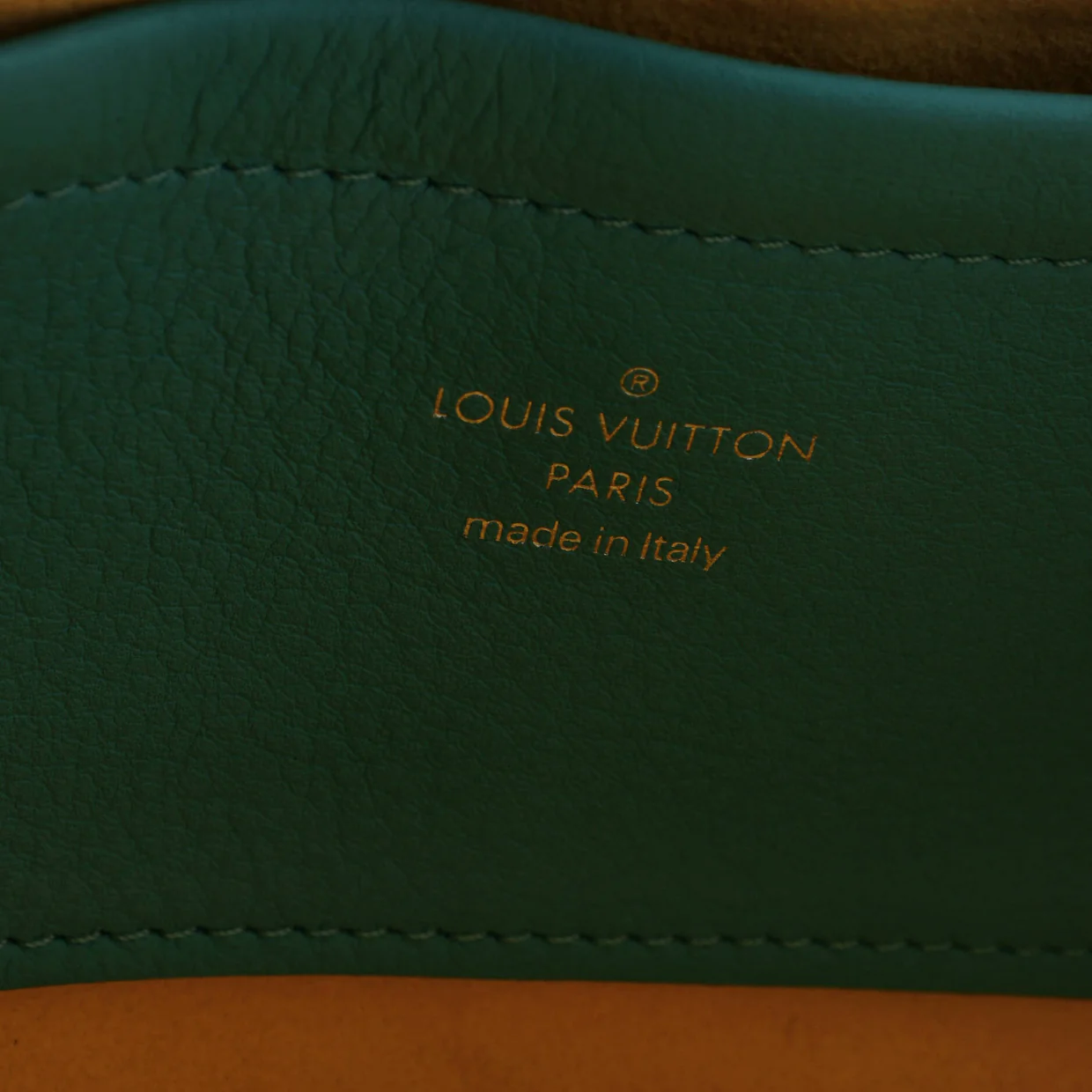 Utility Crossbody Bag Calfskin with Embossed Monogram Detail - Deep Luxury