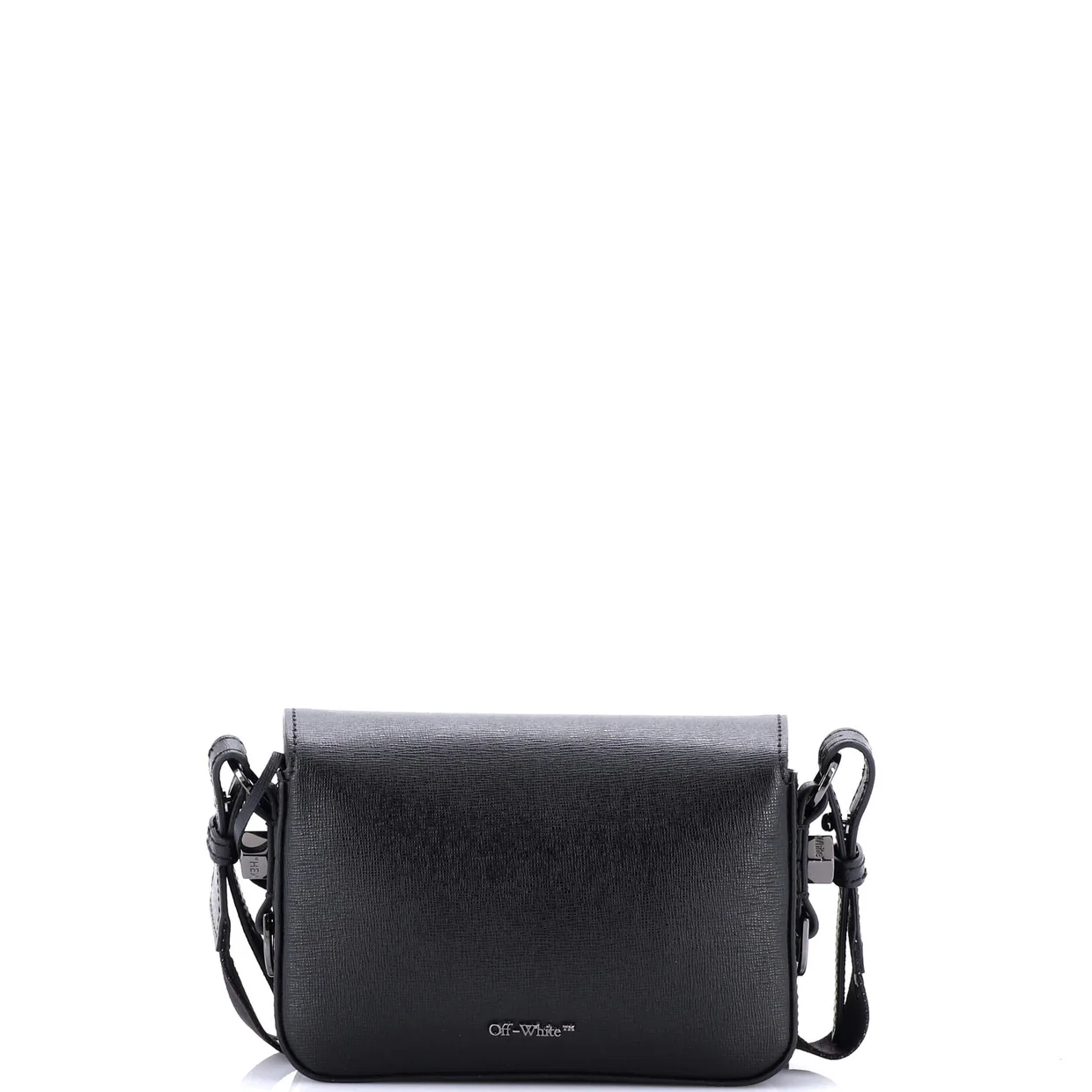 Binder Clip Flap Bag Printed Leather Small - Deep Luxury