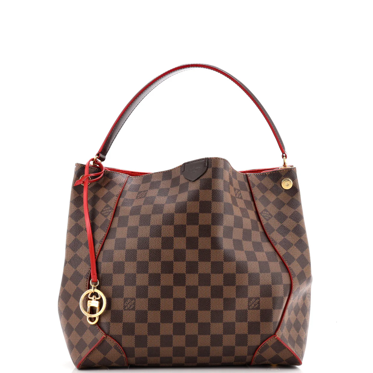 Caissa Hobo Damier with Leather - Deep Luxury