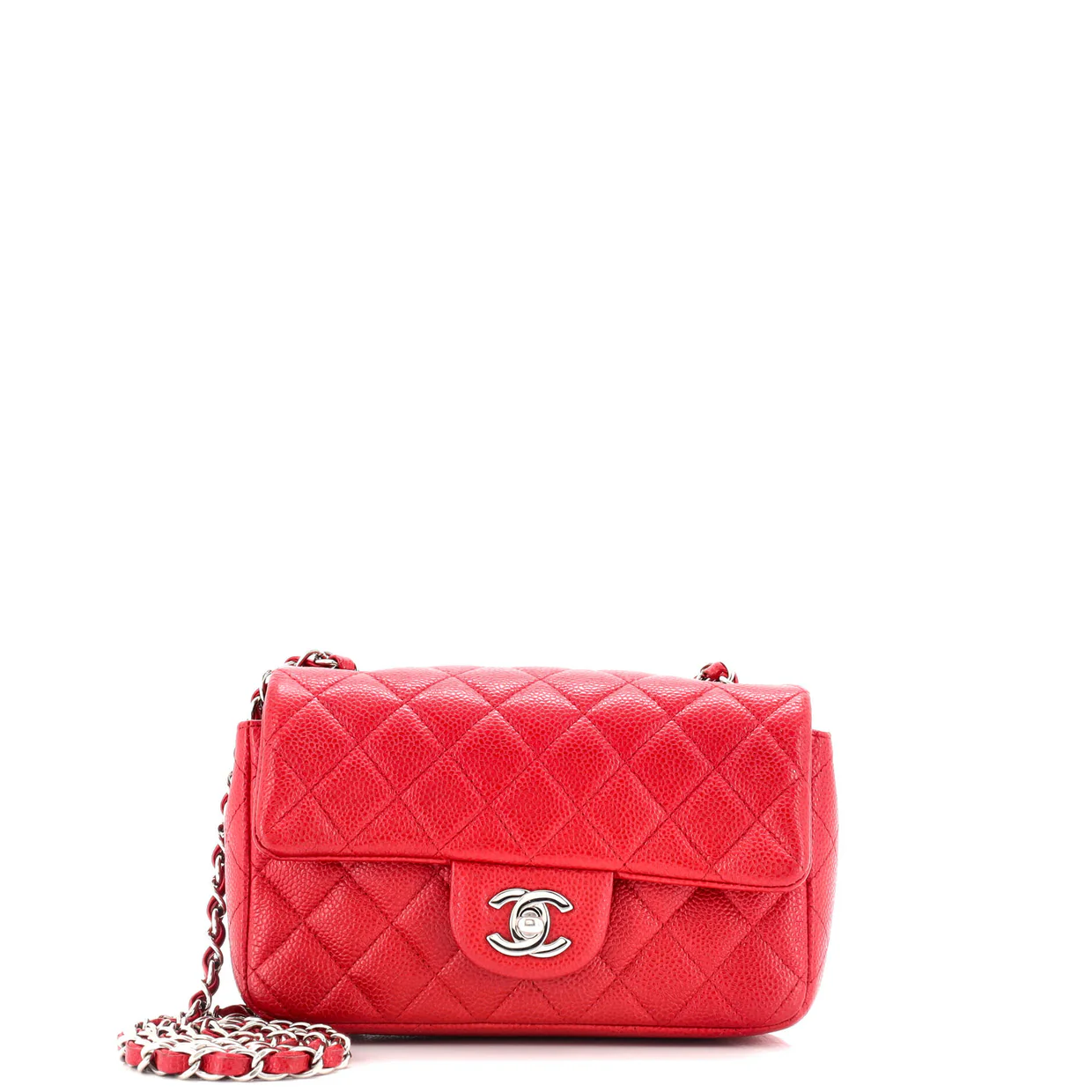 Classic Single Flap Bag Quilted Caviar Mini - Deep Luxury