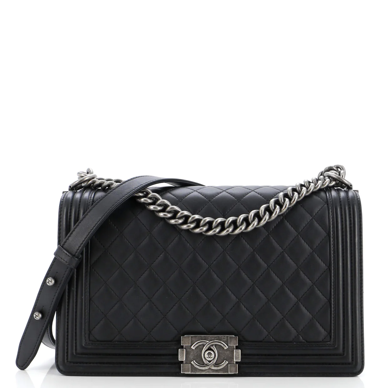 Boy Flap Bag Quilted Lambskin New Medium - Deep Luxury