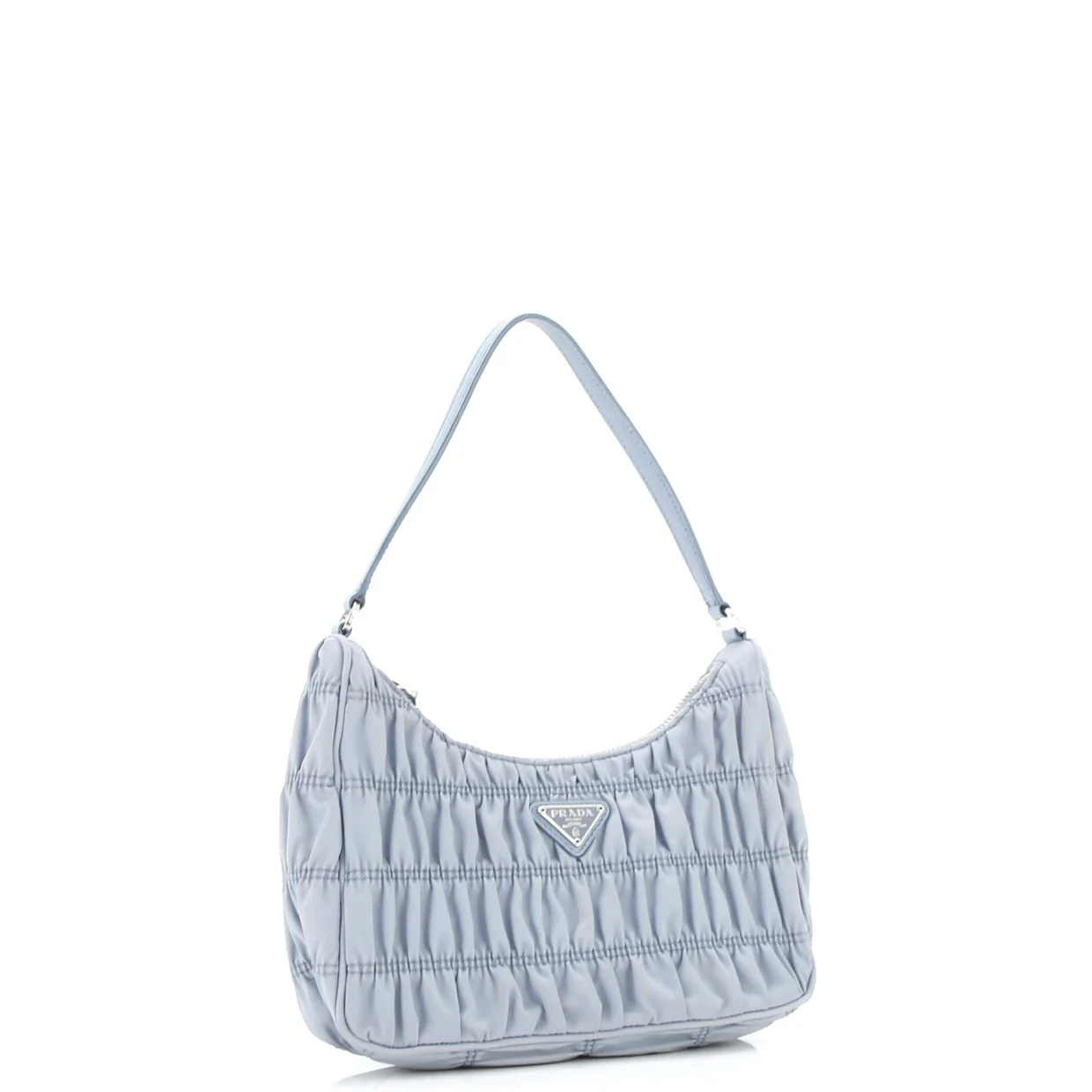 Hobo Tessuto Gaufre with Saffiano Mini - Deep Luxury