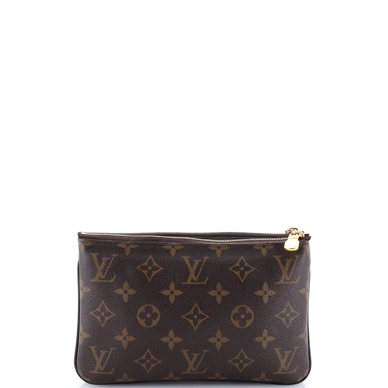 Double Zip Pochette Reverse Monogram Giant - Deep Luxury