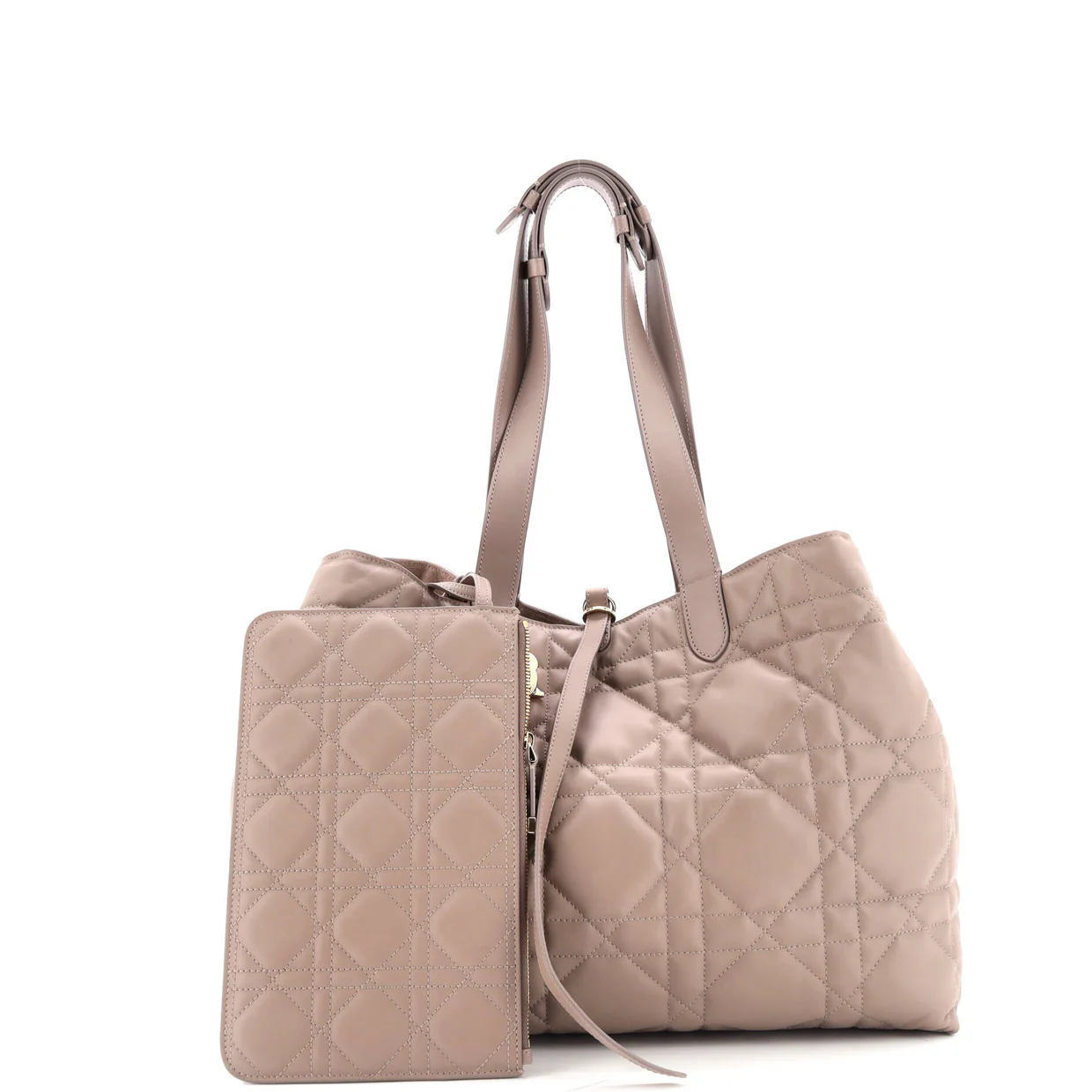 Toujours Tote Bag Macrocannage Quilt Calfskin Large - Deep Luxury