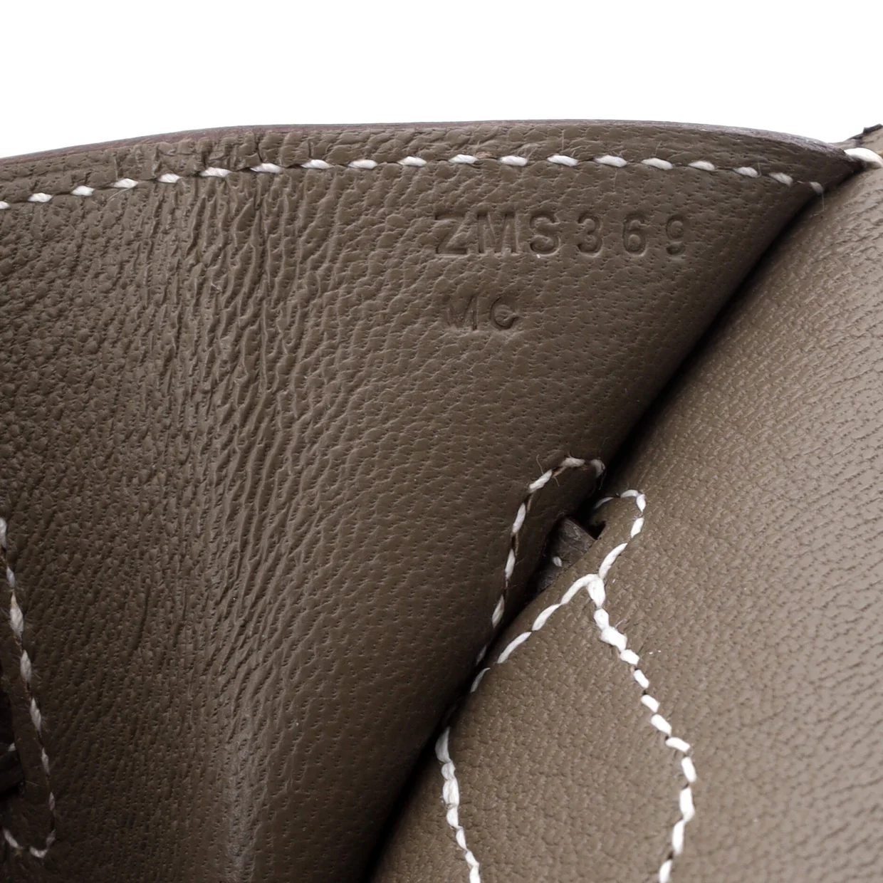 Birkin Sellier Bag Grey Epsom with Palladium Hardware 30 - Deep Luxury