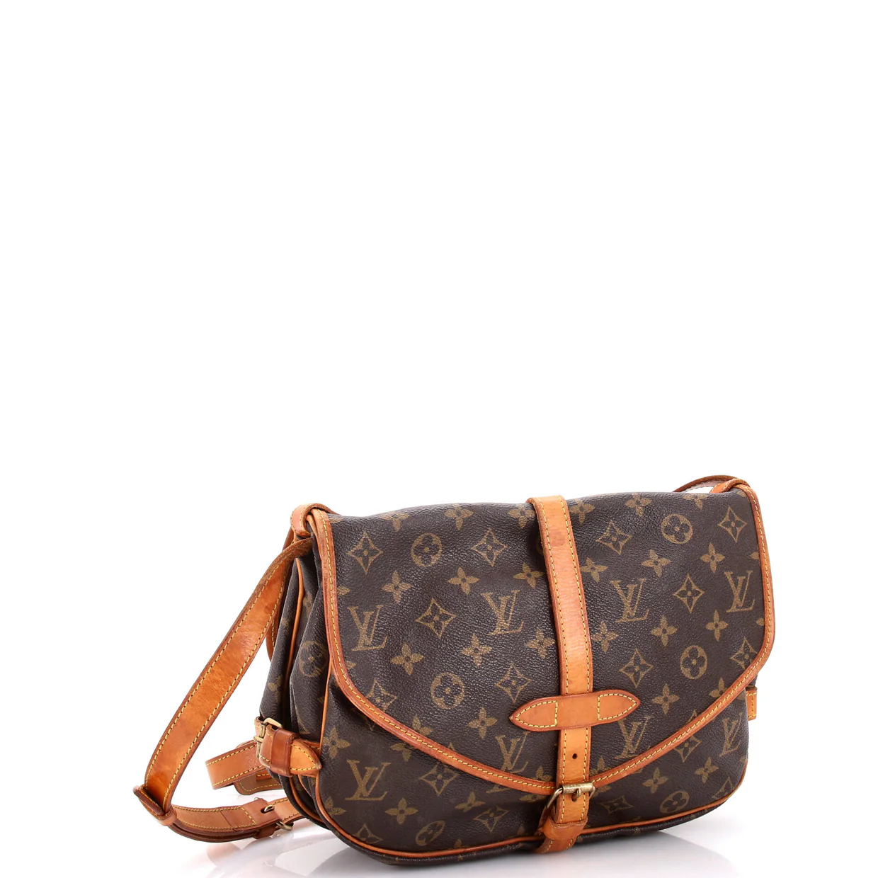 Saumur Handbag Monogram Canvas 30 - Deep Luxury