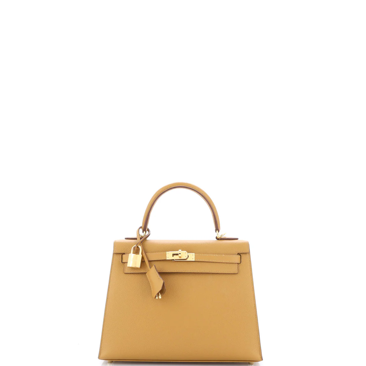 Kelly Handbag Sesame Epsom with Gold Hardware 25 - Deep Luxury