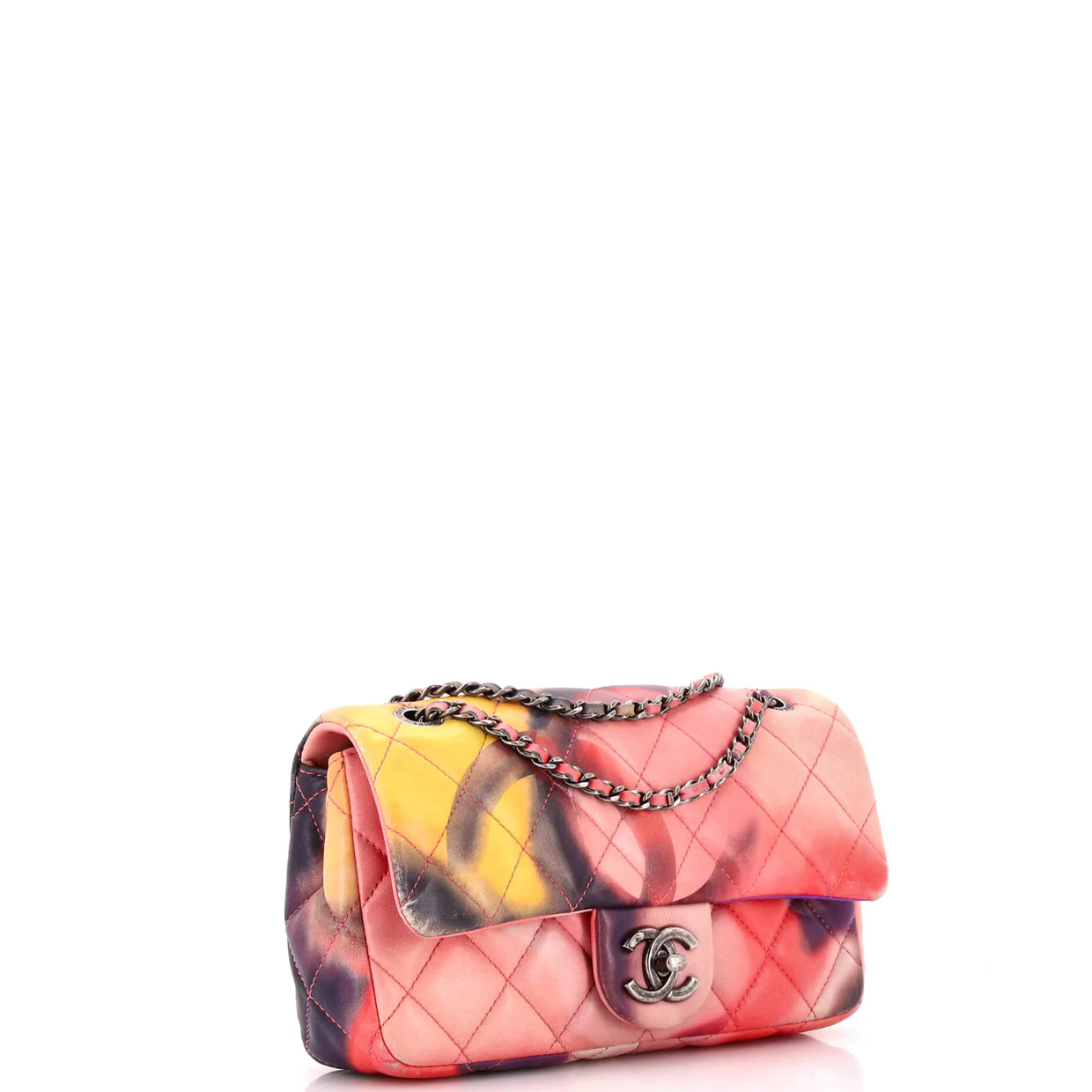 Flower Power Flap Bag Quilted Lambskin Small - Deep Luxury