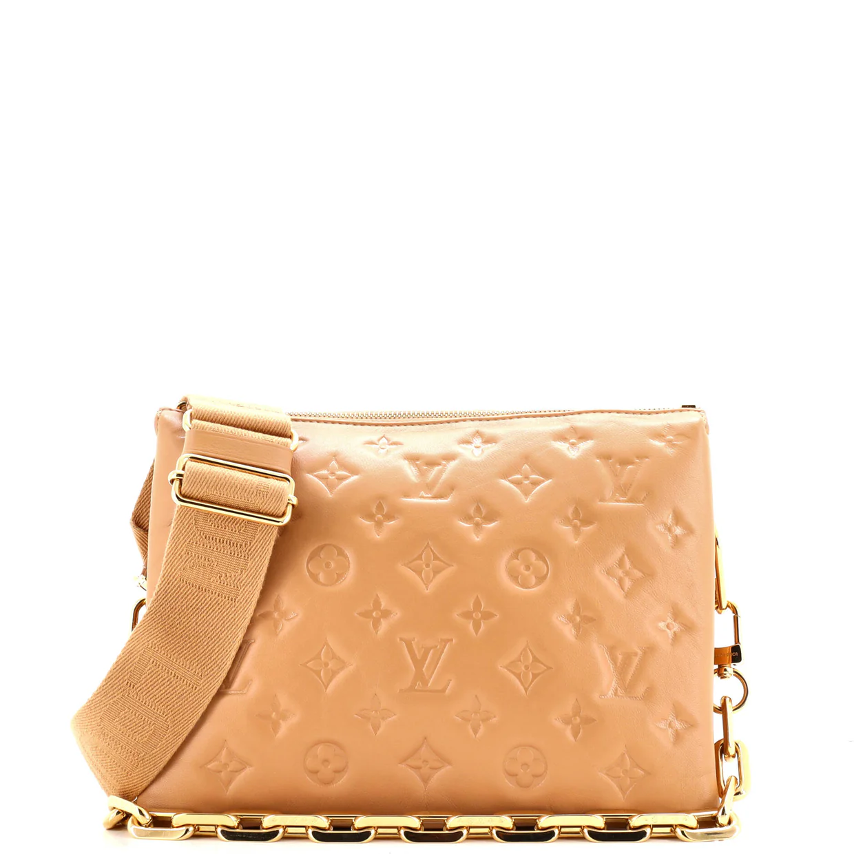 Coussin Bag Monogram Embossed Lambskin PM - Deep Luxury