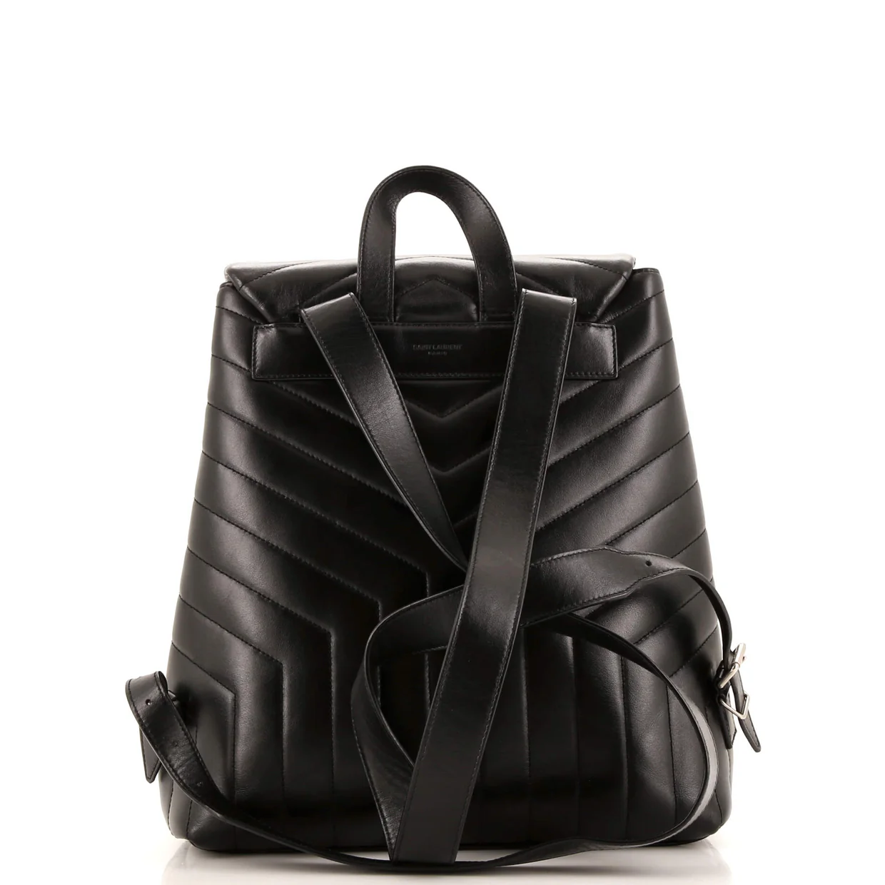 LouLou Backpack Matelasse Chevron Leather Medium - Deep Luxury